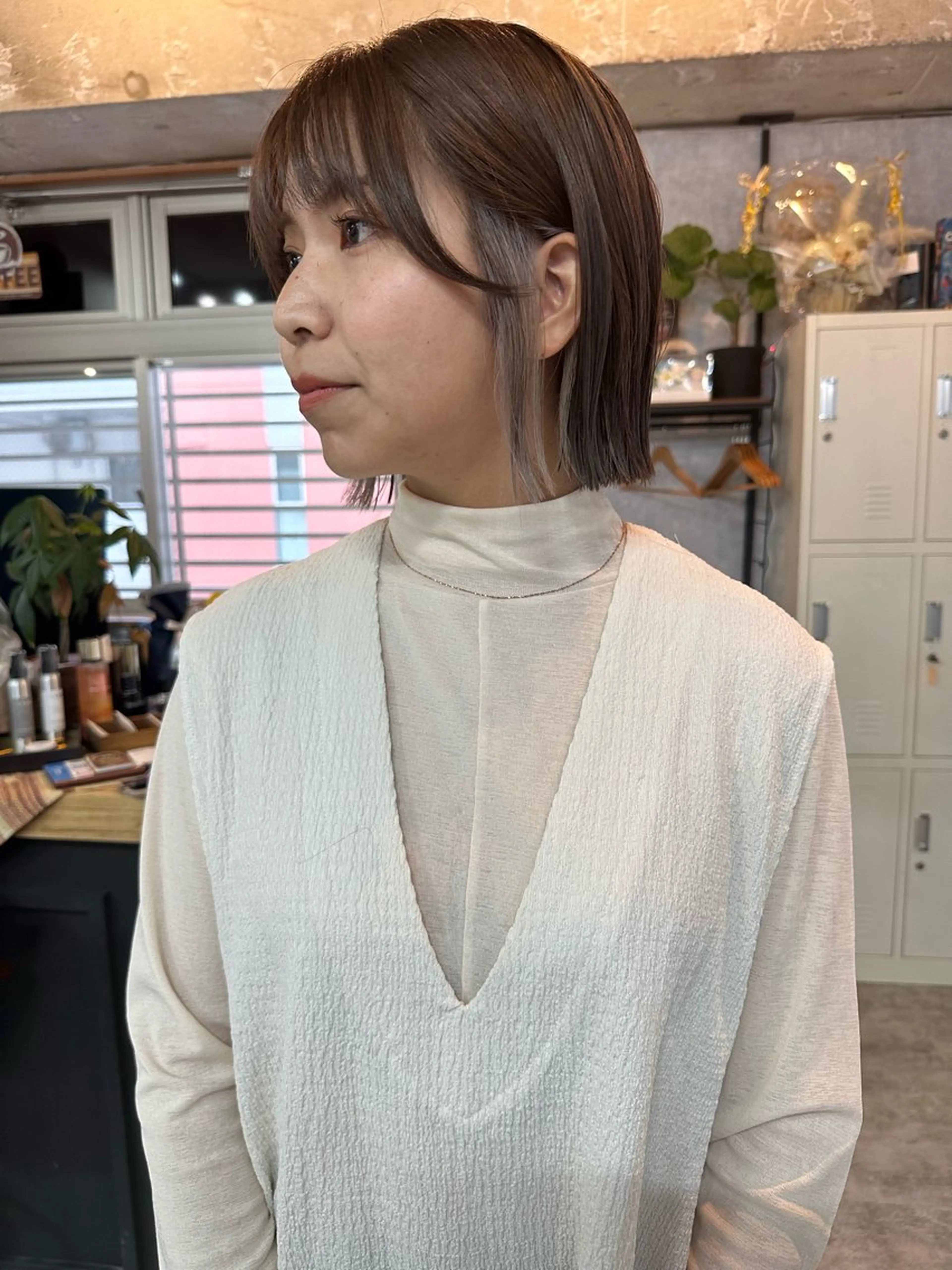 ショート 切りっぱなしボブ ショートボブ ハンサムショート 丸みショート ボブ ヘアカラー C’LD hair  produce /シールドヘア所属・モテ髪/ボブ/ショー ト/アダチフウトのヘアスタイル
