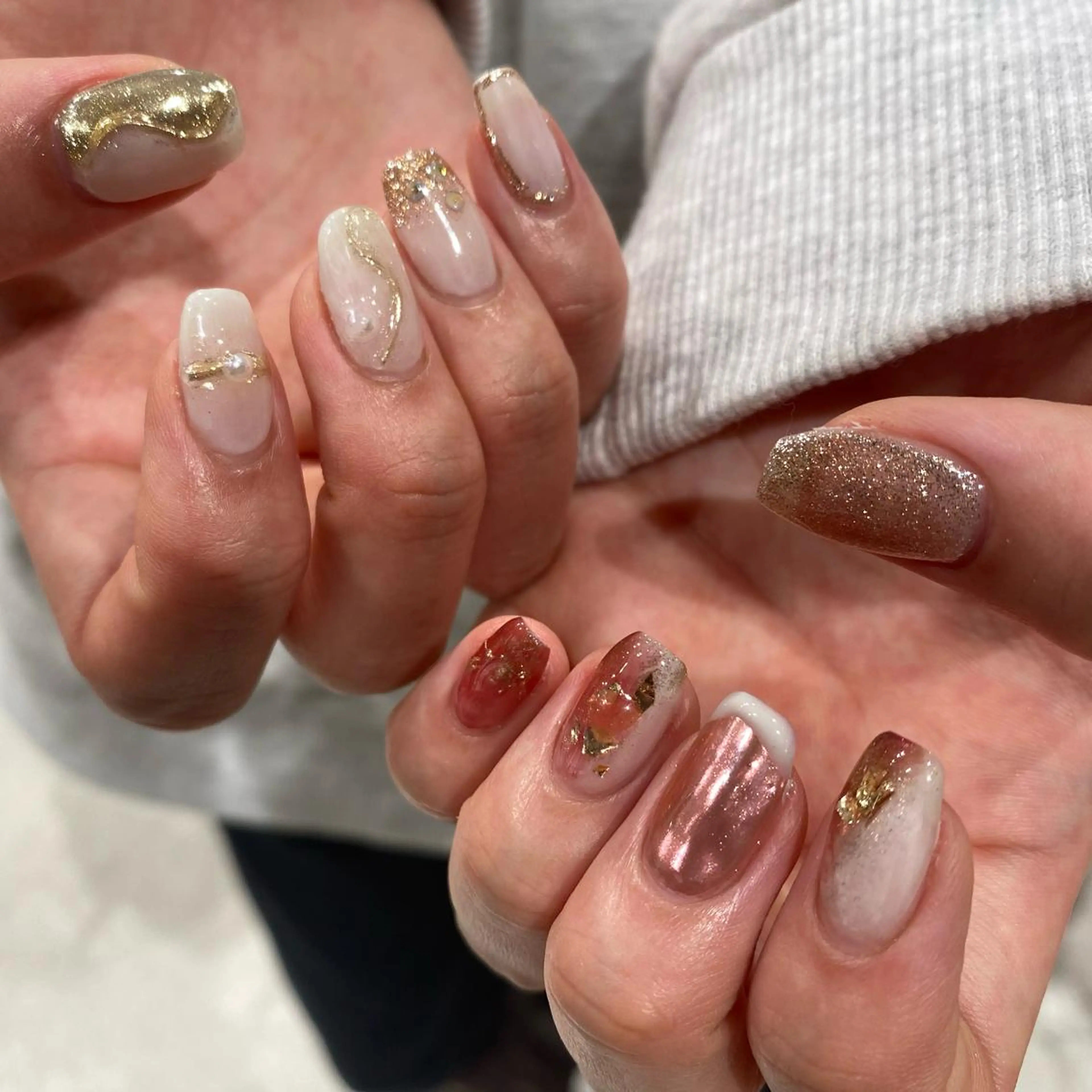 ネイル ハンドネイル ハンドケア 平野葵🎀 hair/nailのネイルデザイン