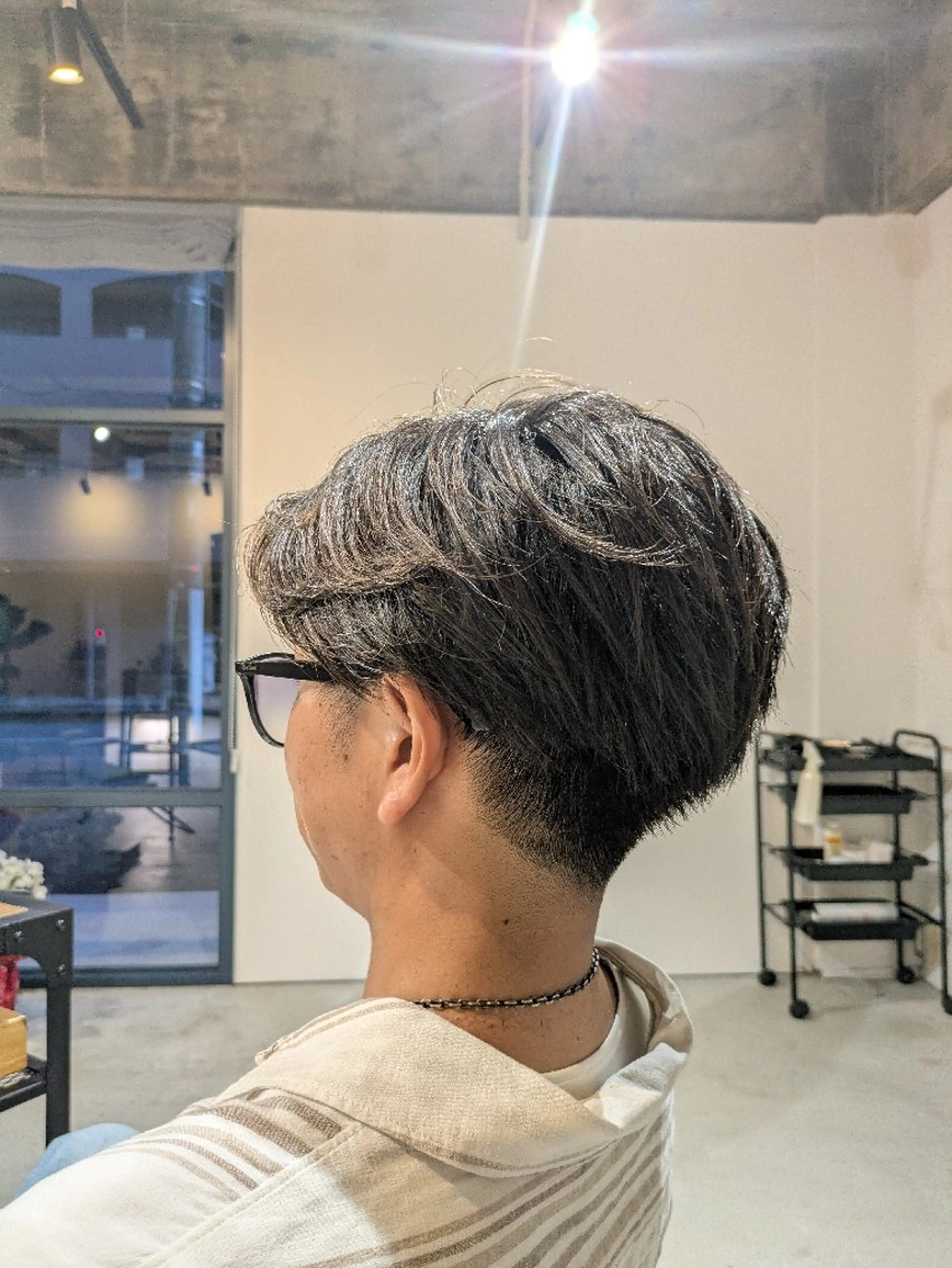 メンズカットの写真