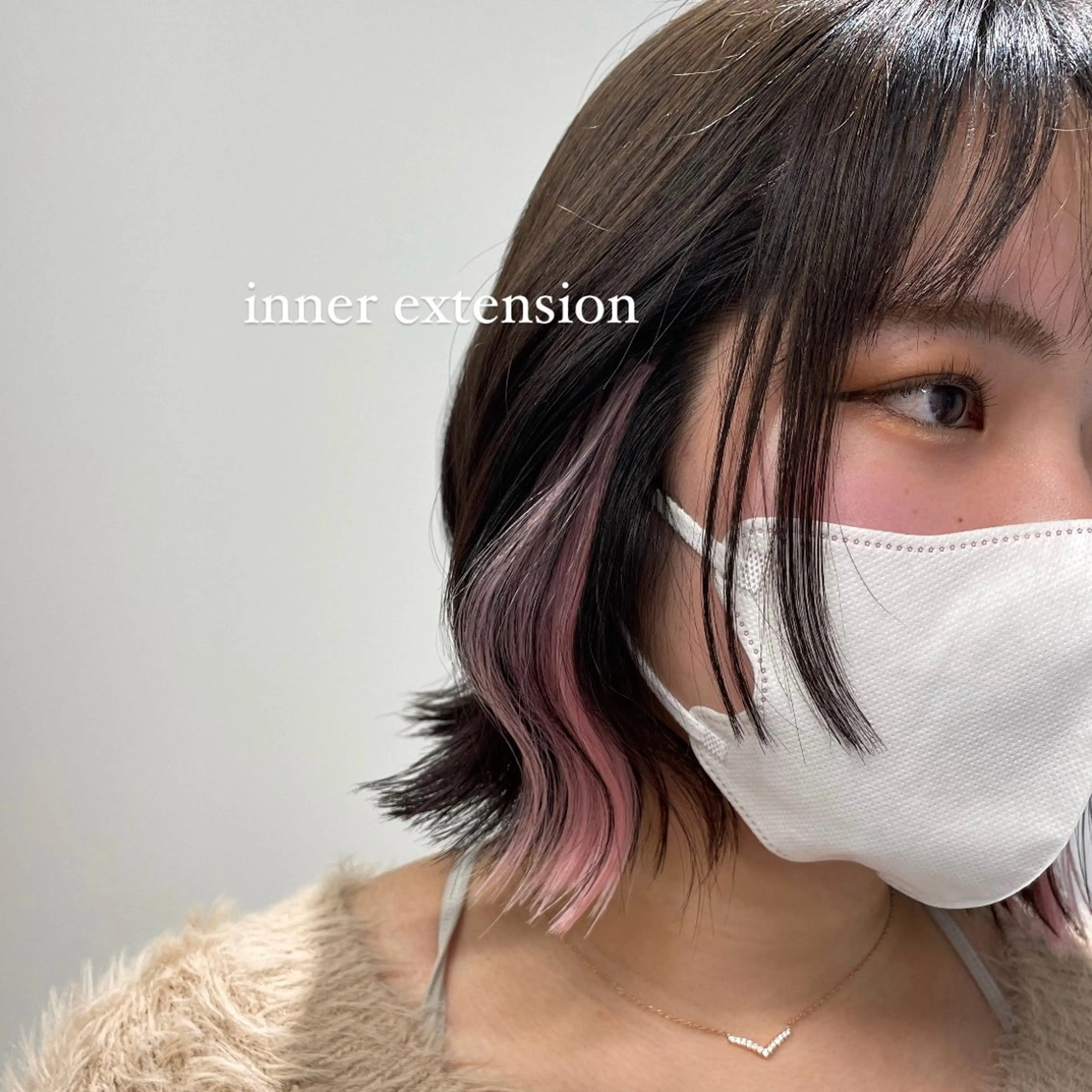 ショート エクステ ハイトーン/ボブ /HBL/AYUNAのヘアスタイル