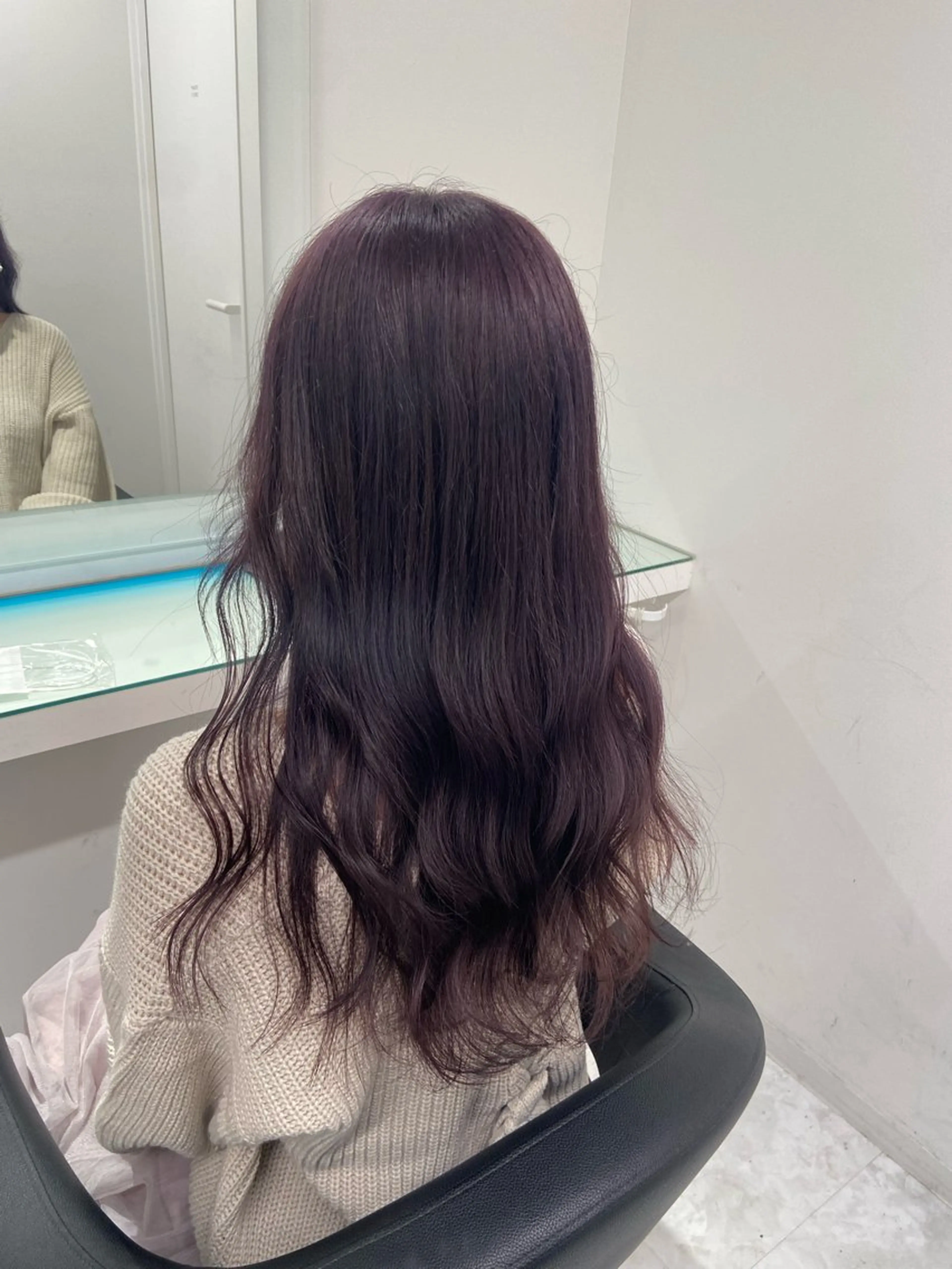 ロング カラー ヘアカラー トリートメント 大人上品ベージュ 🎀HARUNAのヘアスタイル