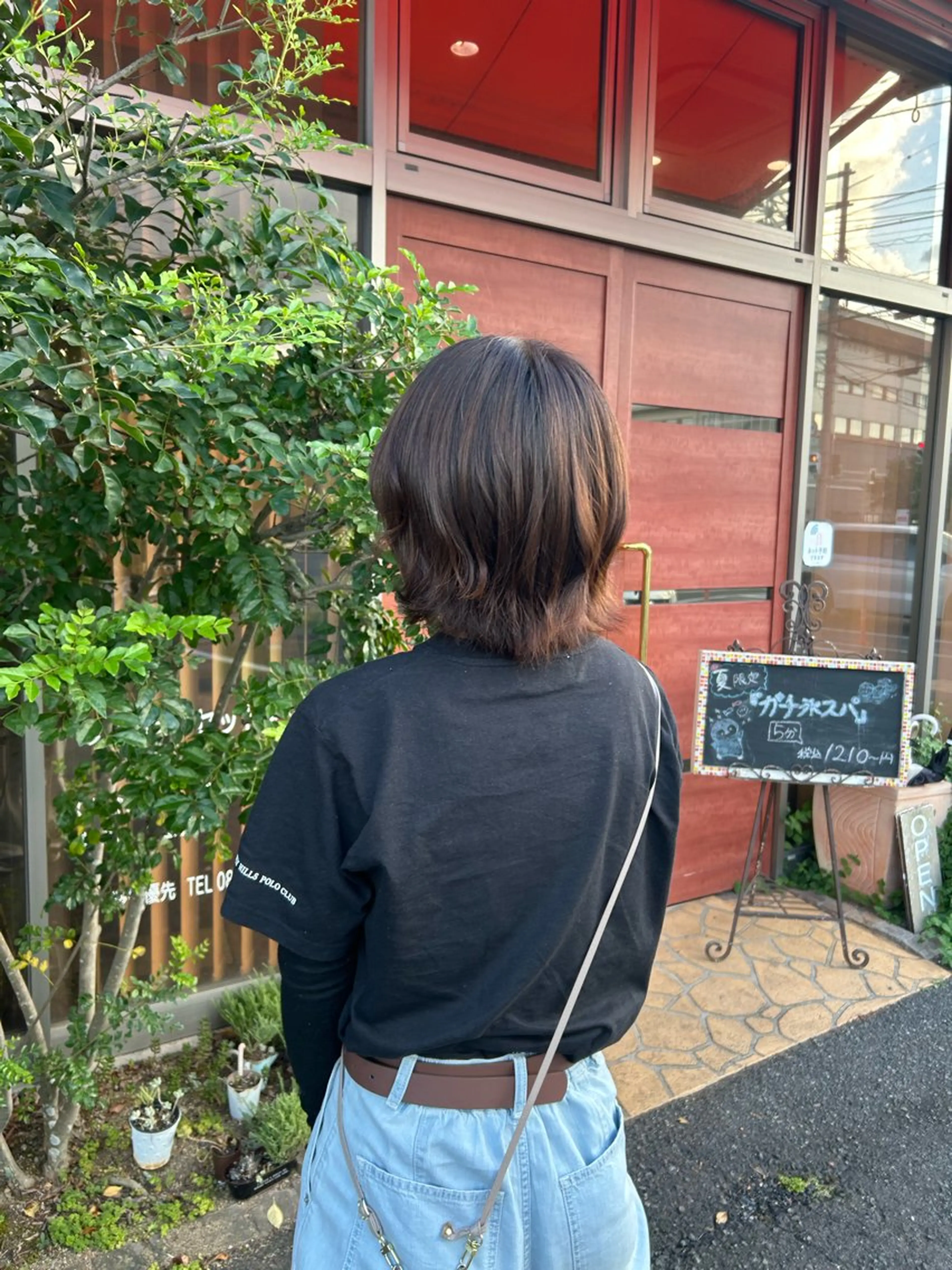 ミディアム カット ヘアカラー 透明感/ツヤ感カラー 佐藤匠吾のヘアスタイル