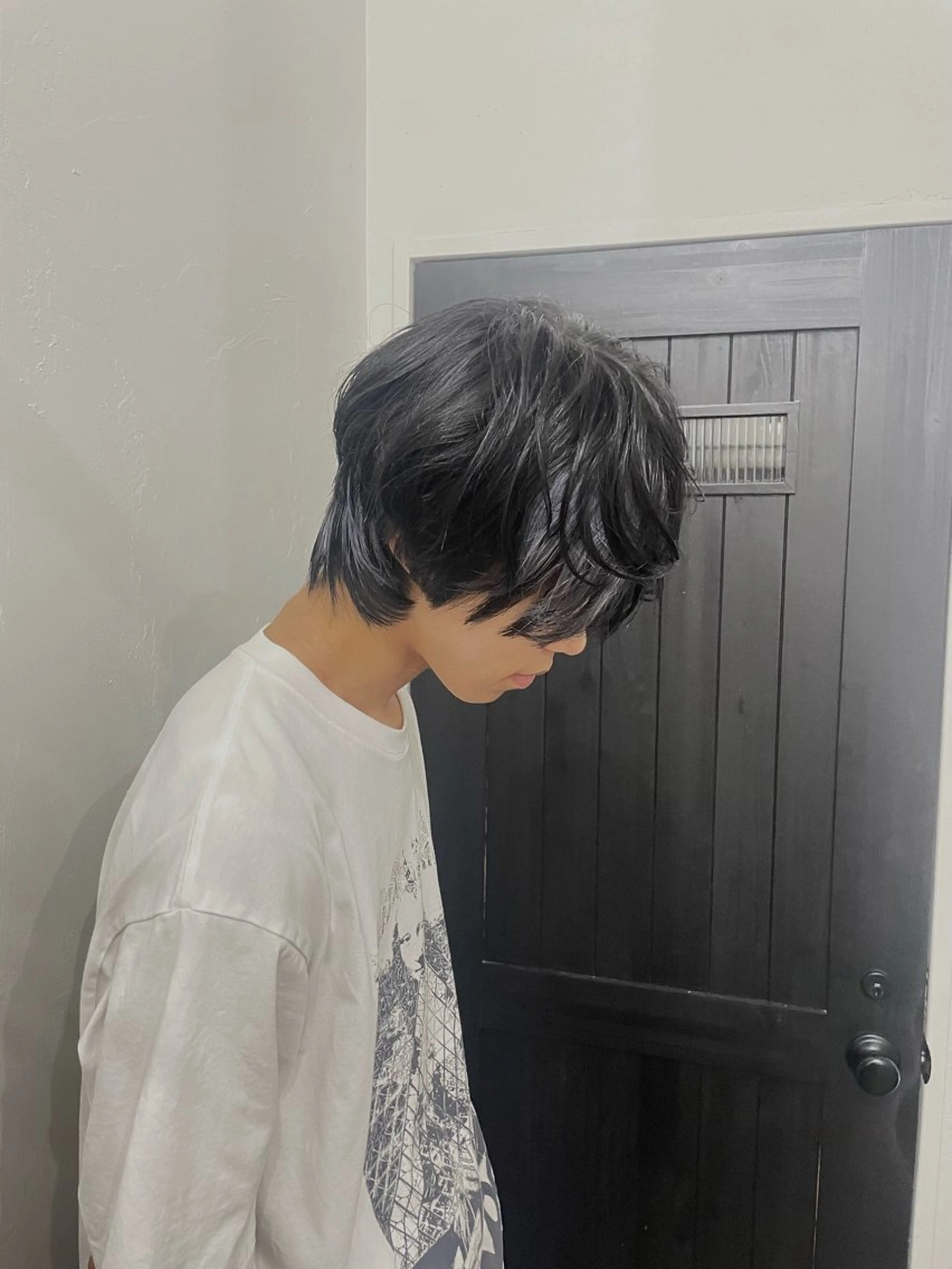 カラー NiL所属・藤浪 駿のヘアスタイル