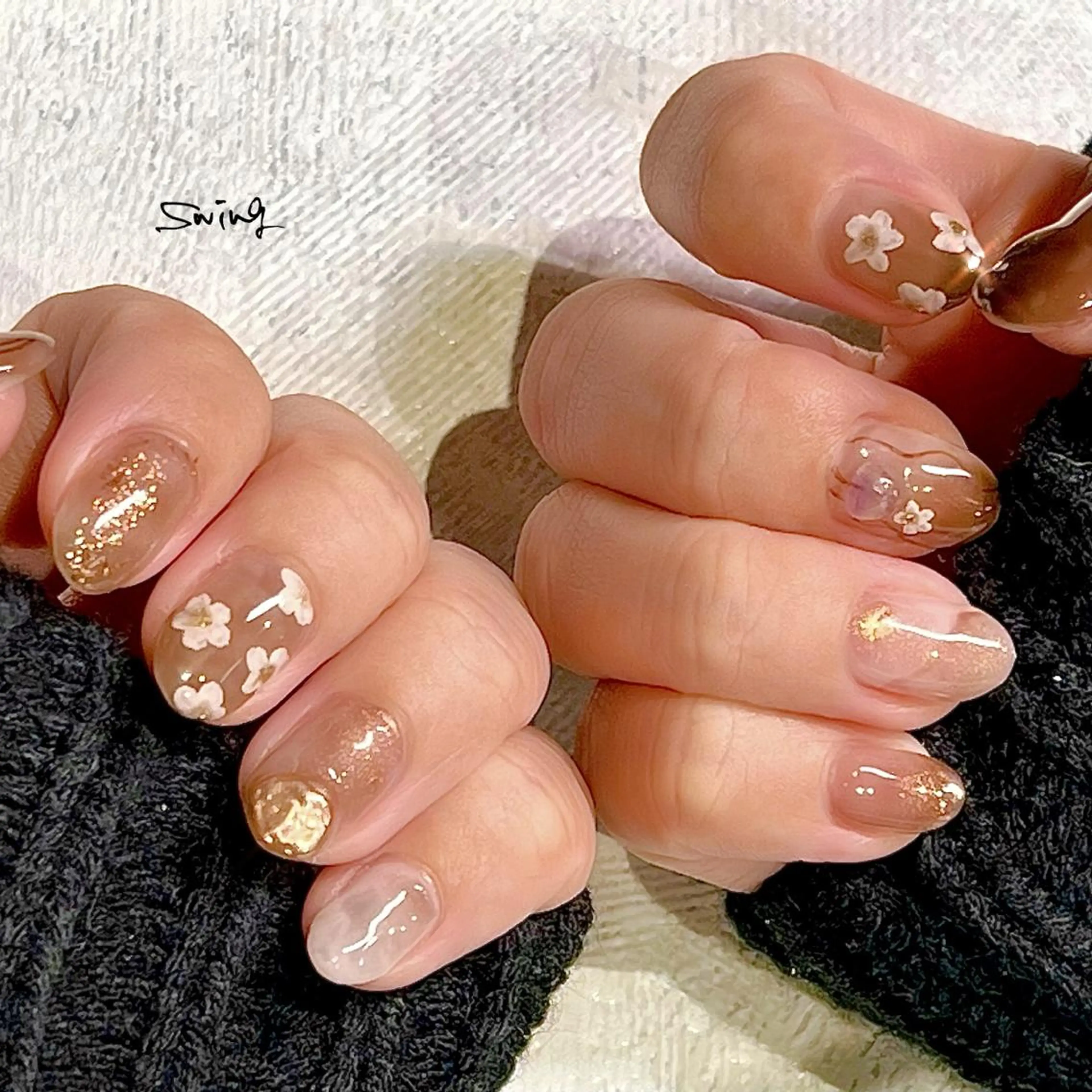 ネイル ブラウン SWING Nail Salon所属・Yoshida Takakoのネイルデザイン
