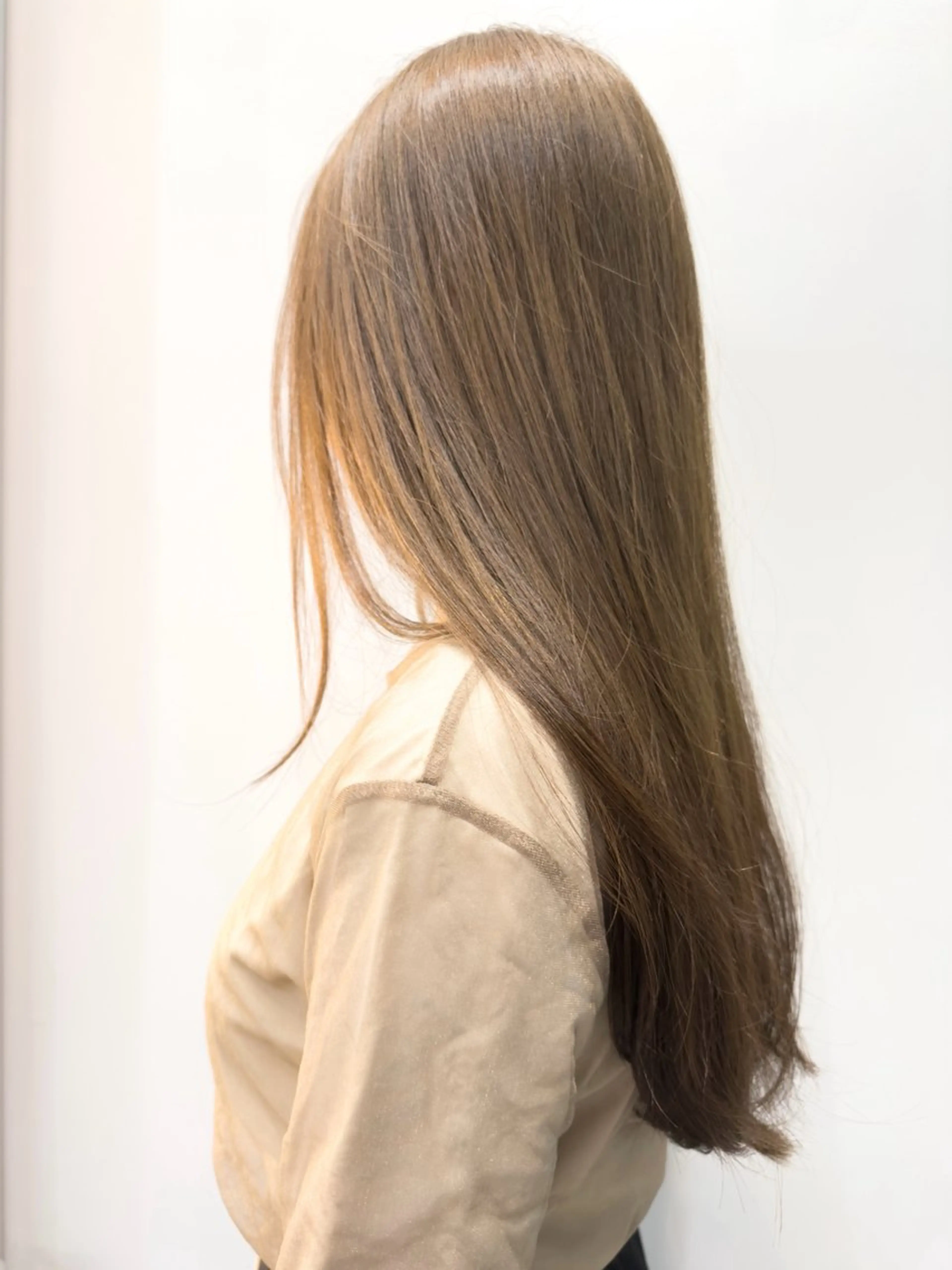 ロング カラー 艶髪ブリーチ 永井竜也のヘアスタイル