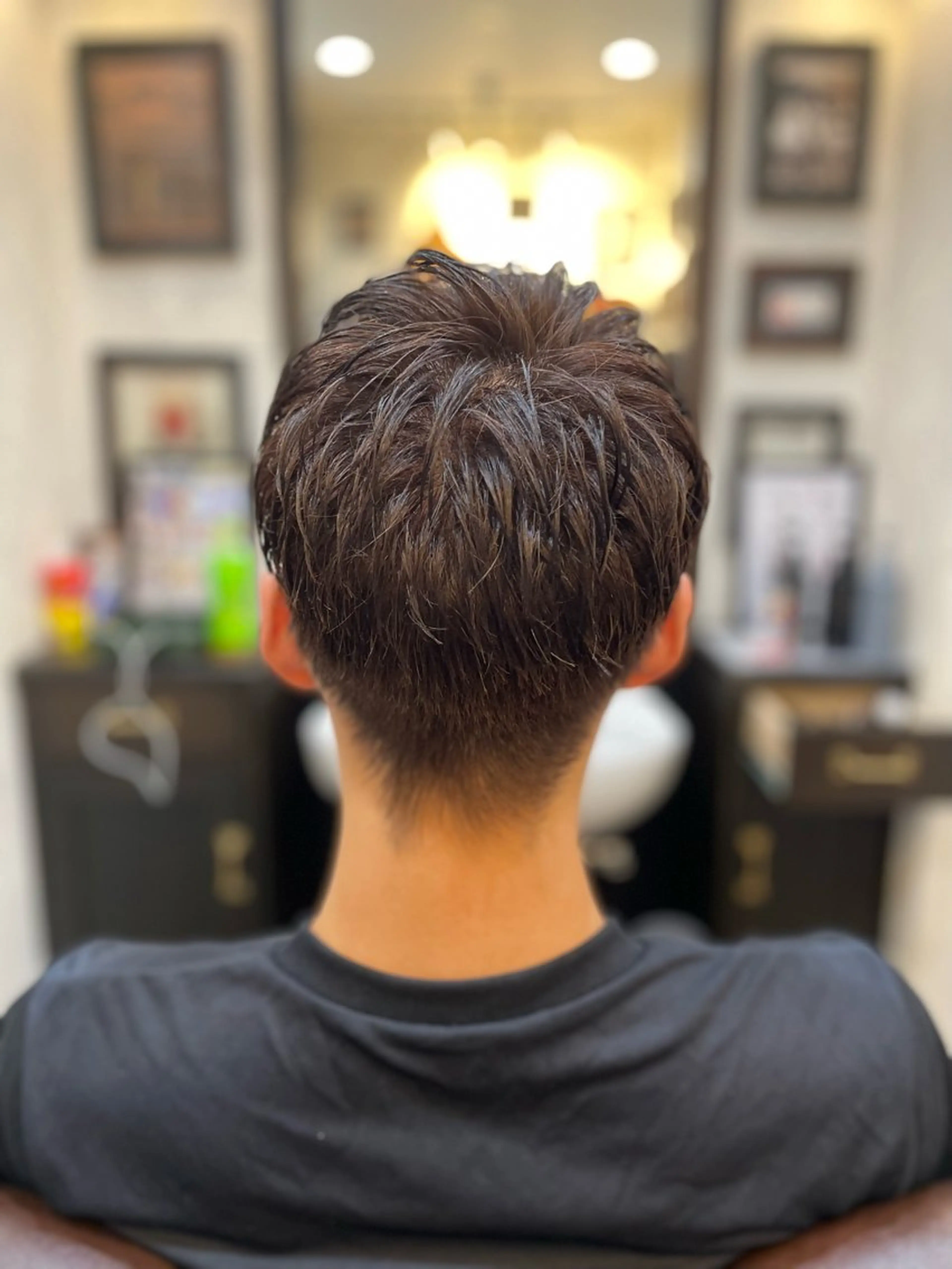 ミディアム 前谷 隆太のヘアスタイル