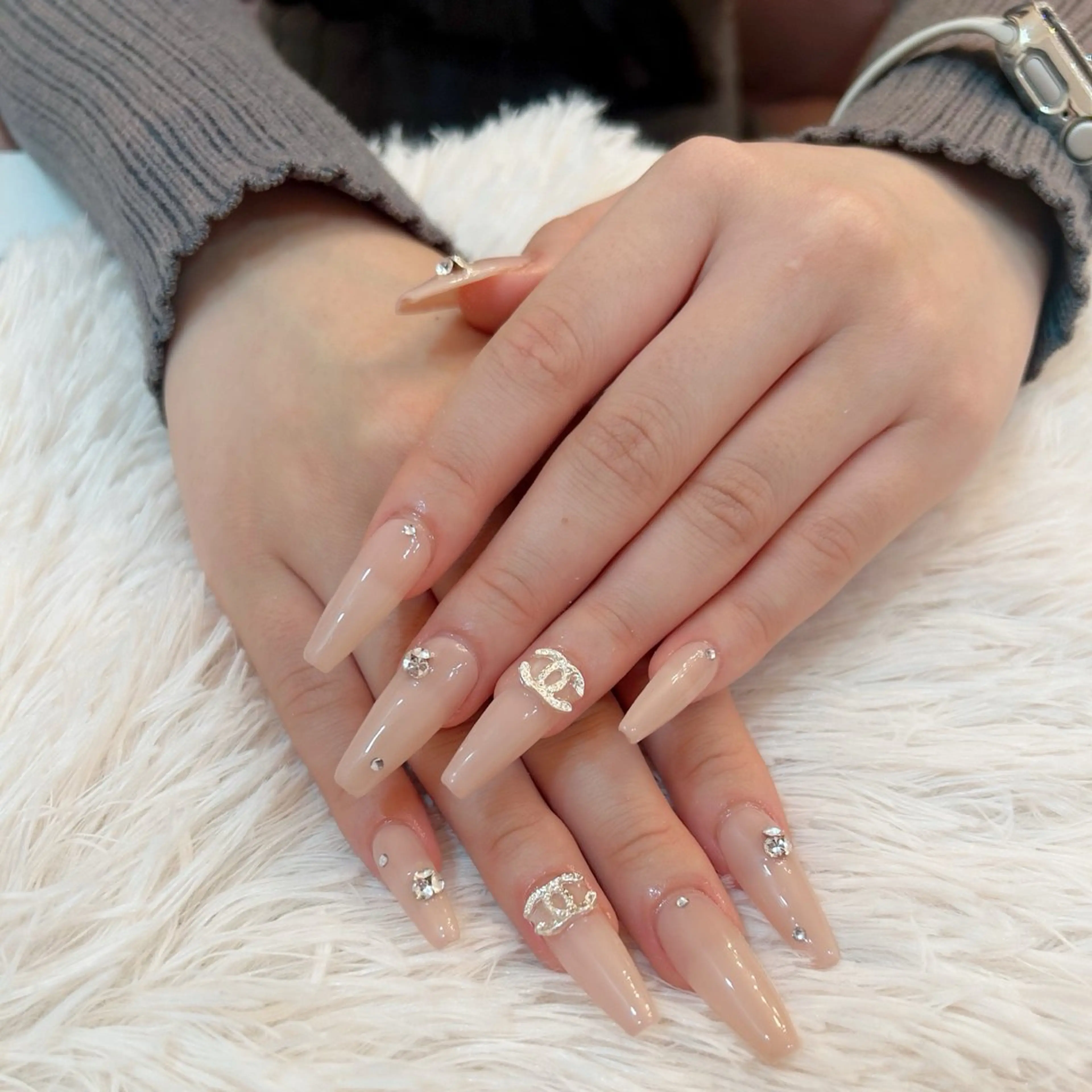 ネイル ロングネイル CherieNail 💗manaのネイルデザイン
