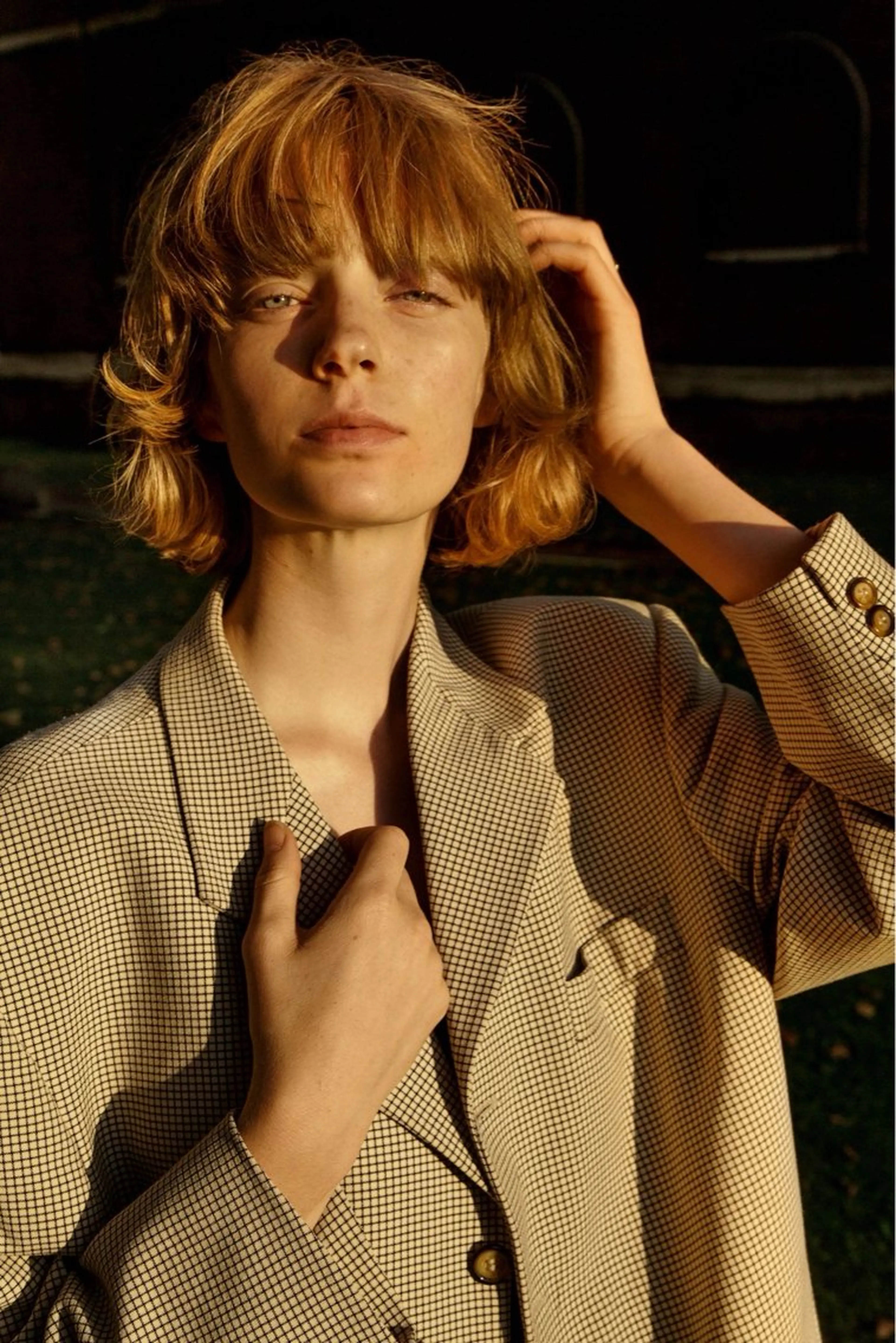 ショート カラー パーマ 木下 由那のヘアスタイル