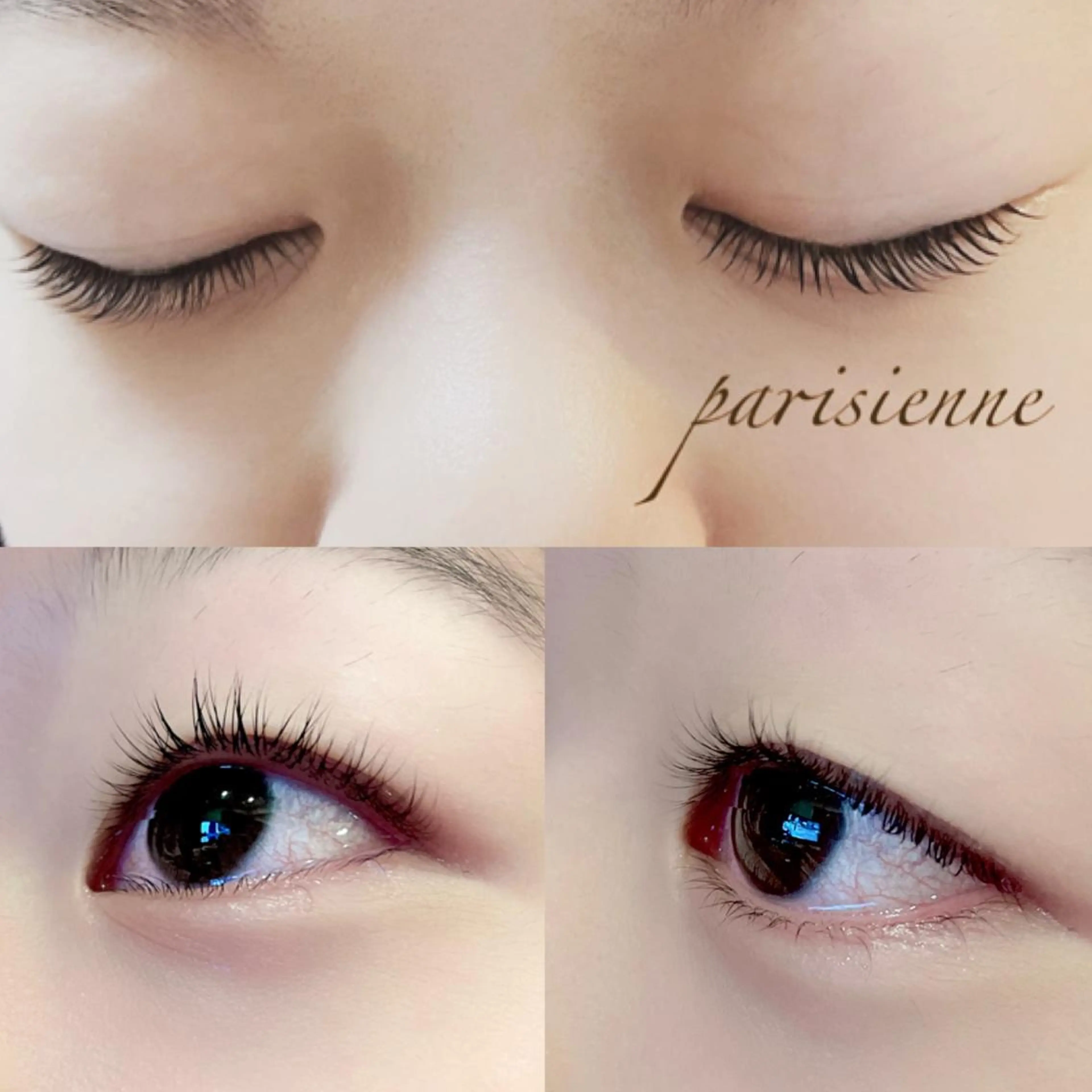 マツエク・マツパ パリジェンヌラッシュリフト W  eye+明石店 .のマツエク・マツパデザイン
