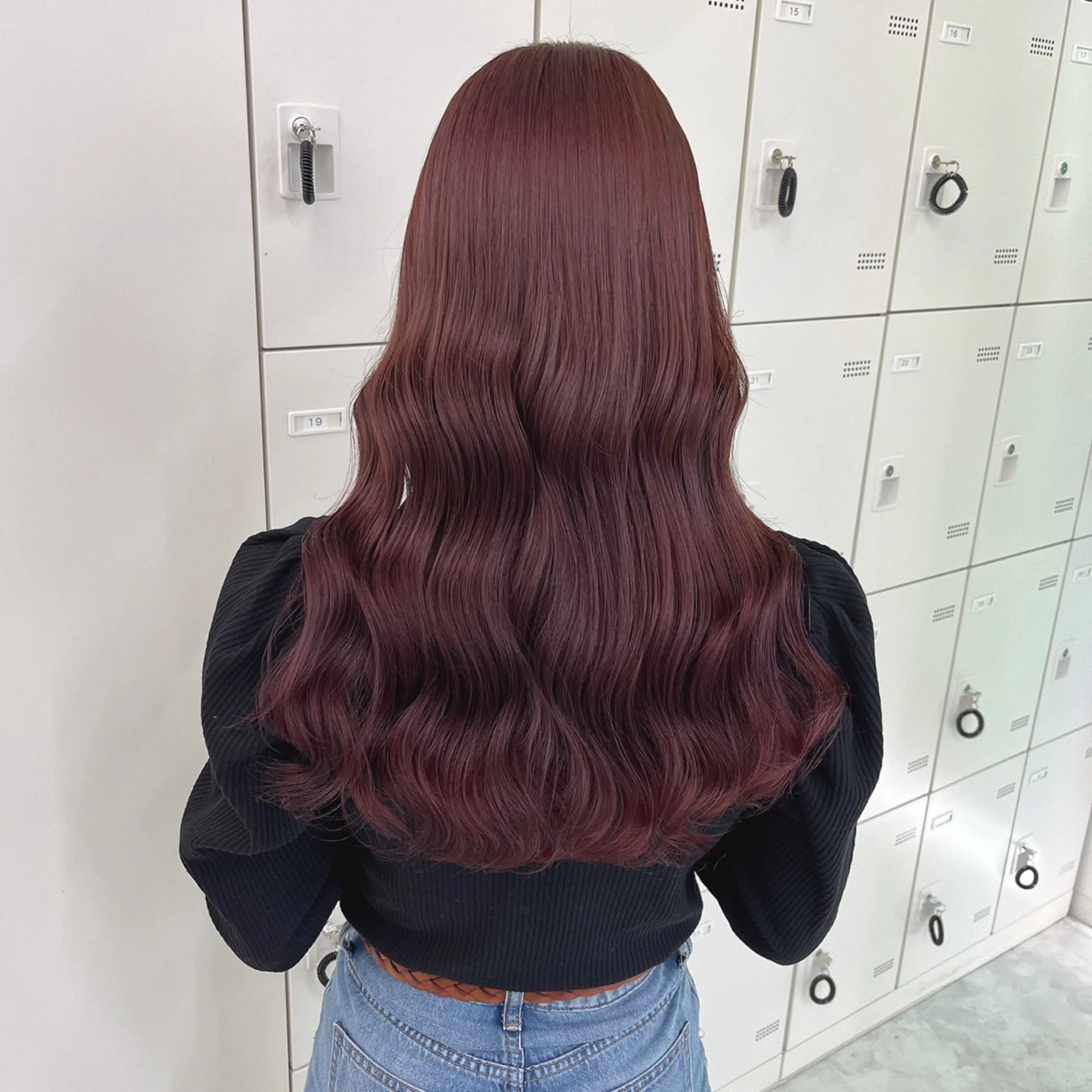 ロング カラー ヘアアレンジ 上品な透明感カラー 寒色＆暖色ヘア💗のヘアスタイル
