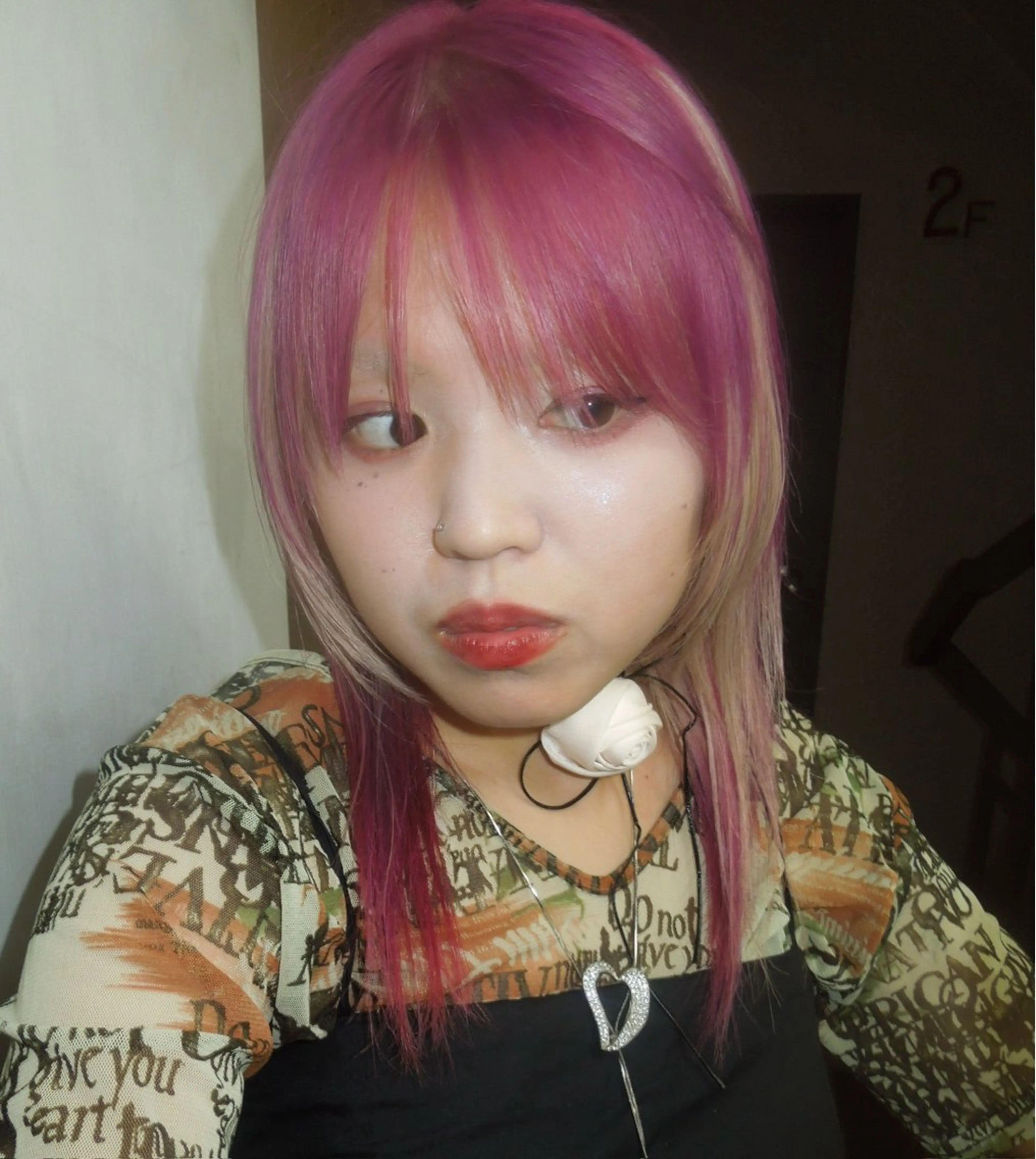 セミロング カラー ヘアカラー トリートメント タマキ/似合わせ カット/Wカラーのヘアスタイル