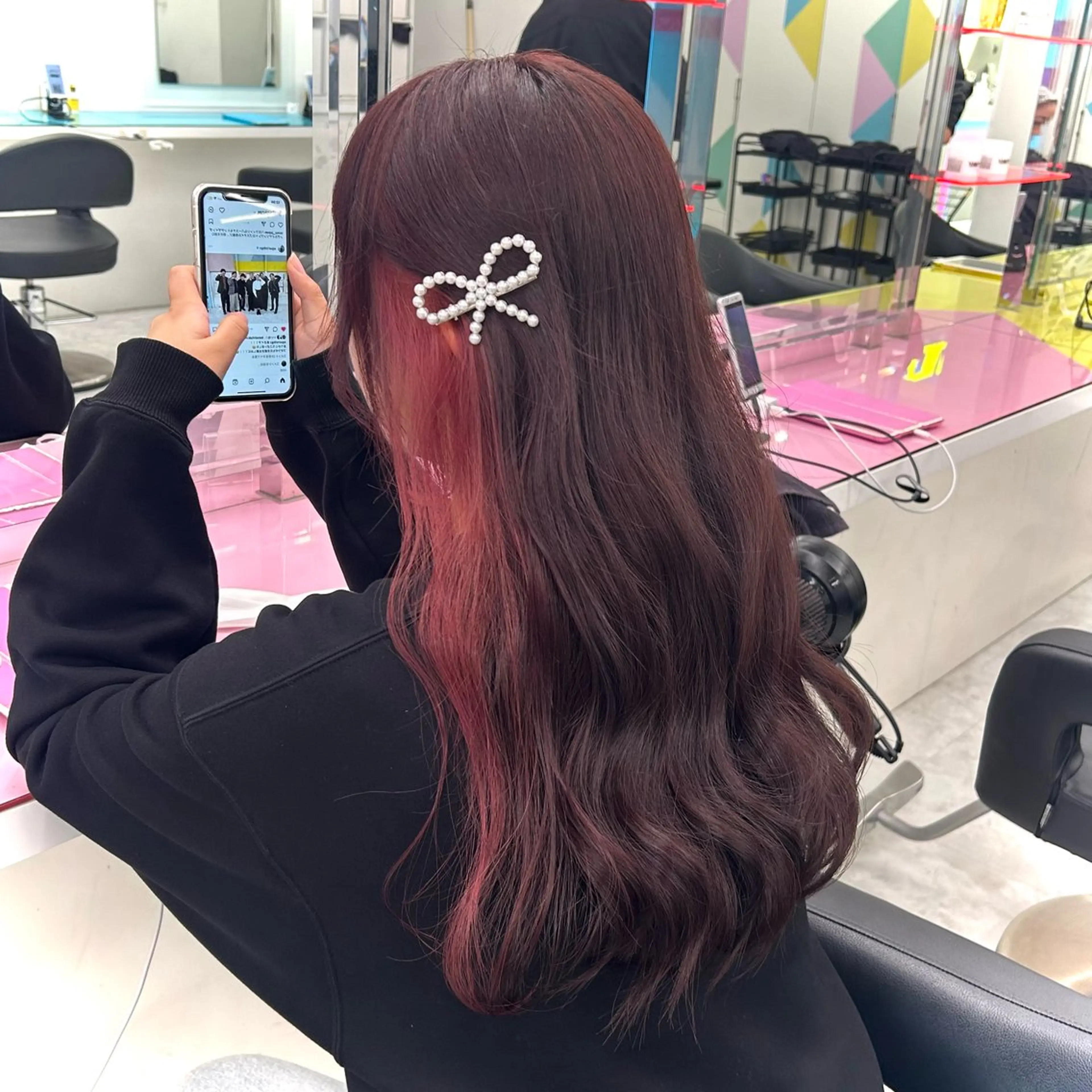 ロング Miwa🤍ダメージ レスカラー特化🦢のヘアスタイル