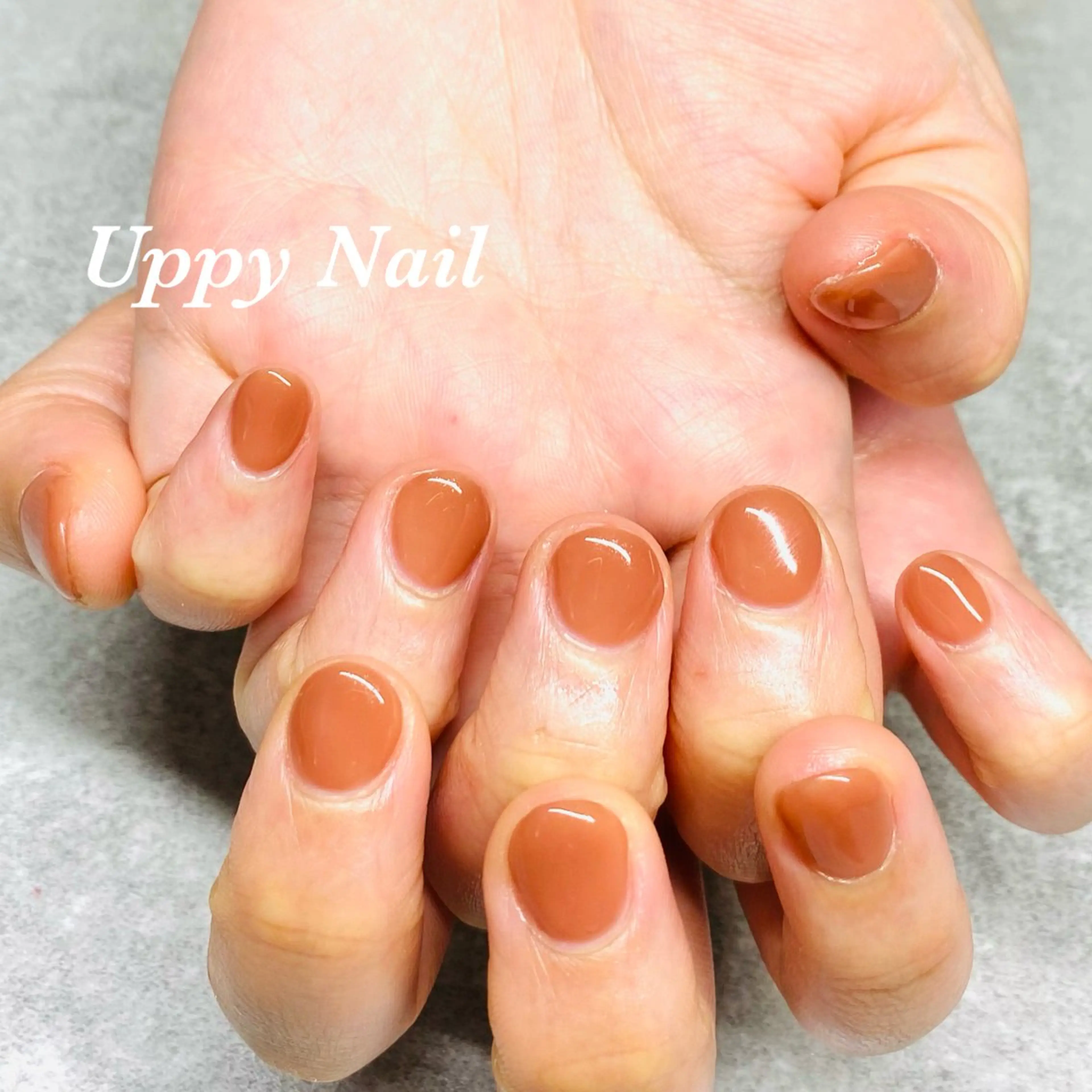 ネイル ワンカラーネイル ハンドネイル Uppy Nail ukyoのネイルデザイン