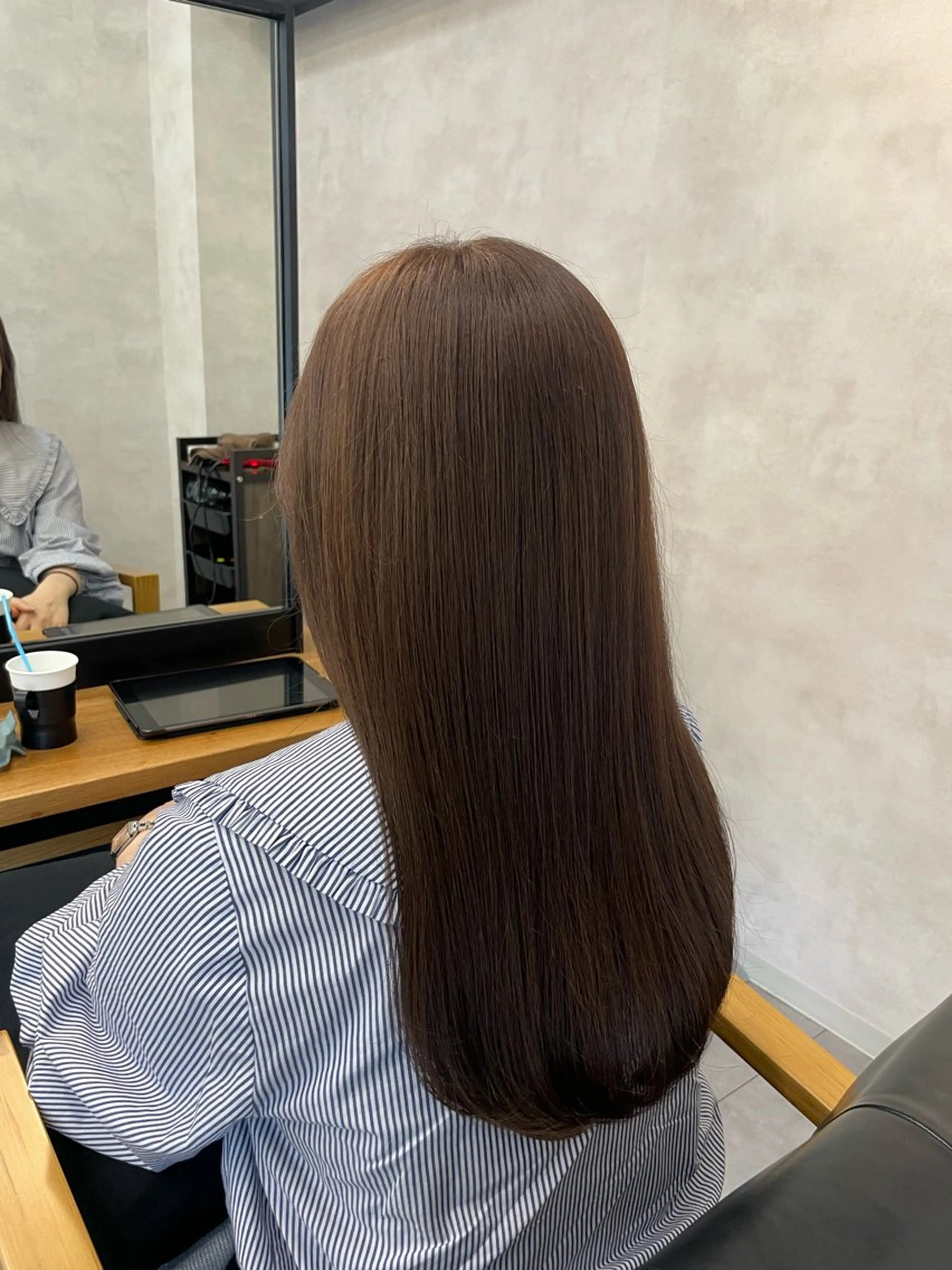 ロング カラー ヘアカラー トリートメント 今村 南穂のヘアスタイル