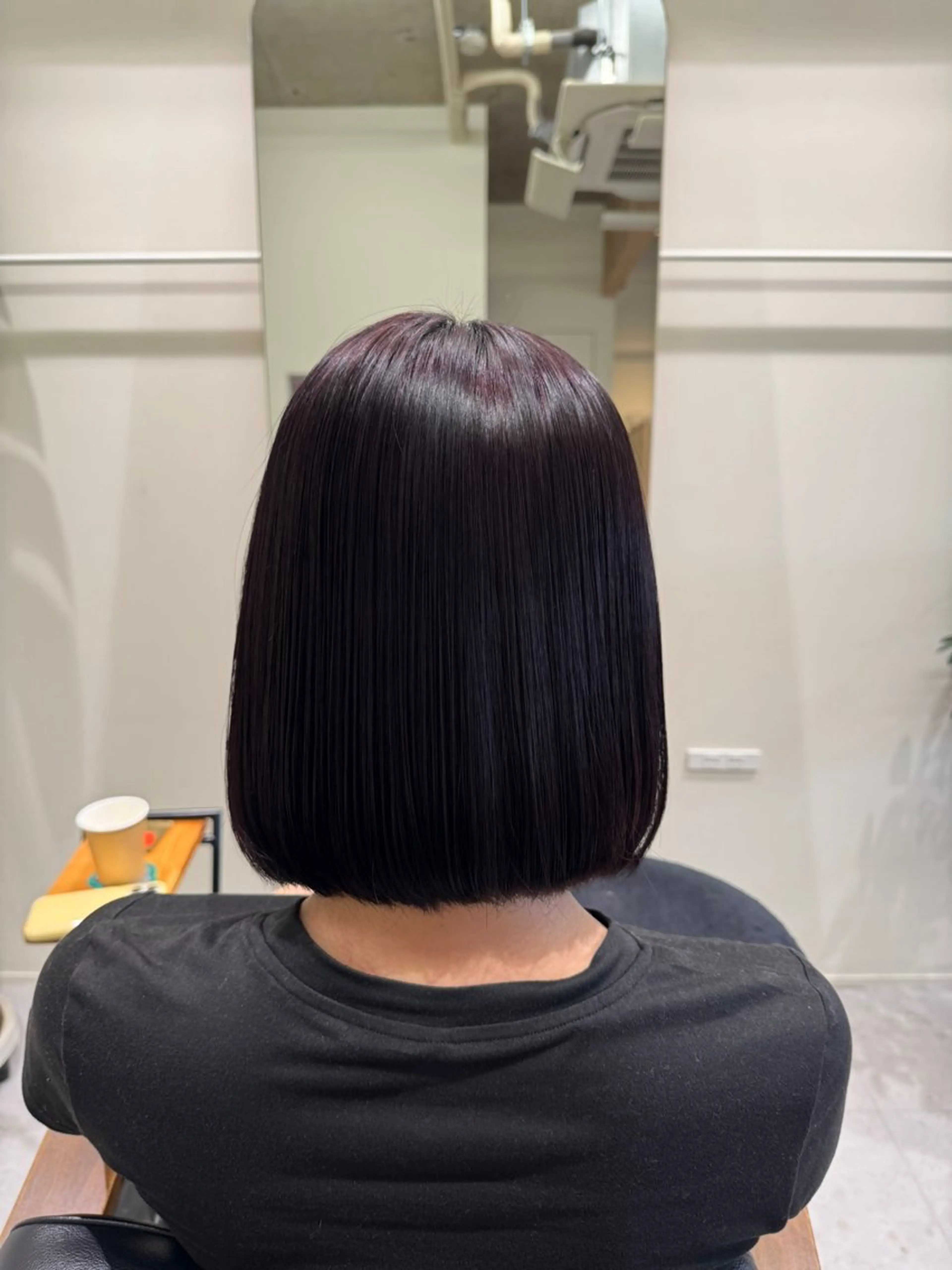 ミディアム カラー ヘアカラー トリートメント ゆうあ / HUI金山のヘアスタイル