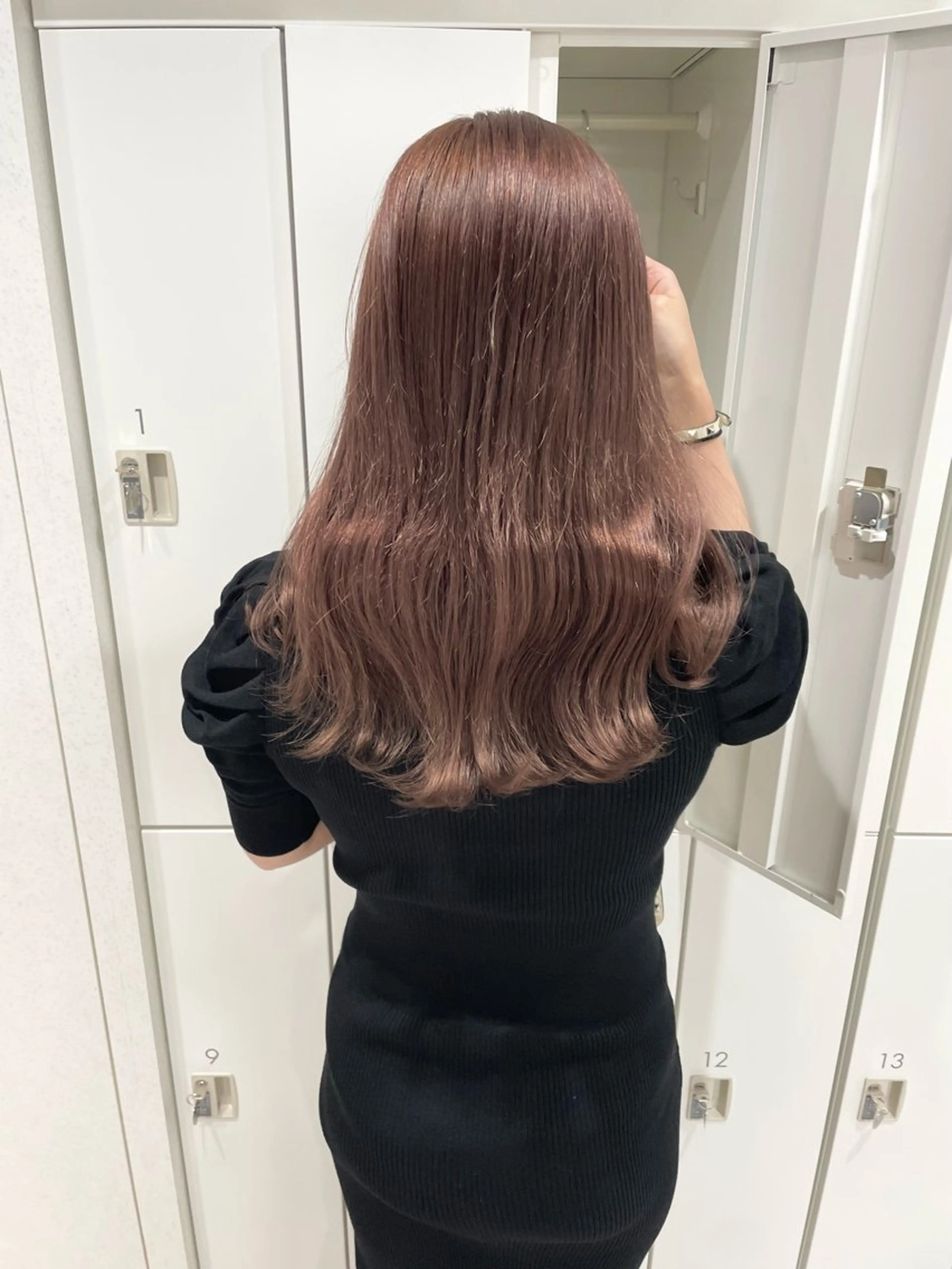 ロング カラー カット ヘアカラー トリートメント 新宿/韓国ヘアレイヤ ー/髪質改善/岡崎のヘアスタイル