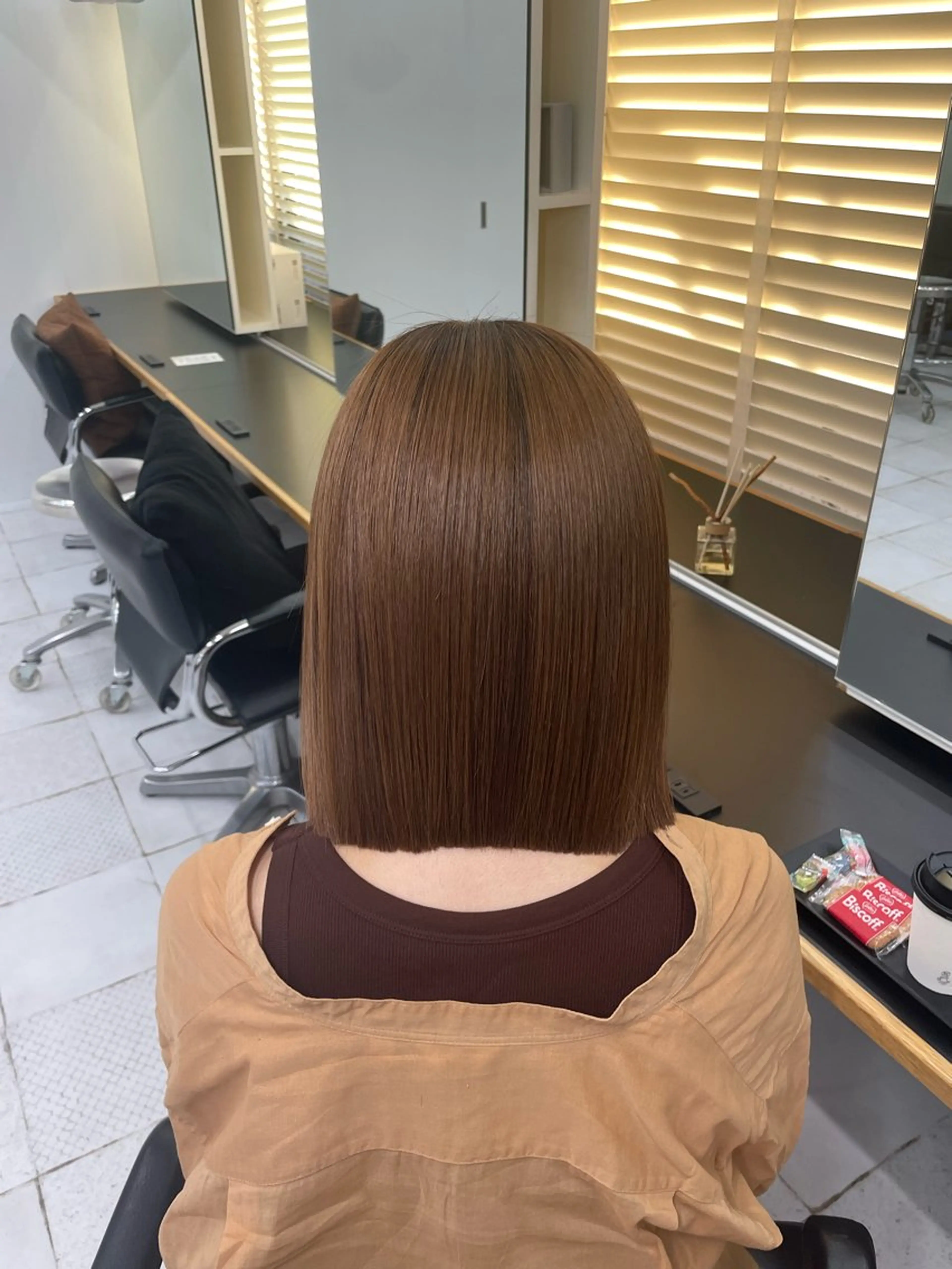 yu-kaハッシュ カット/韓国レイヤーのヘアスタイル