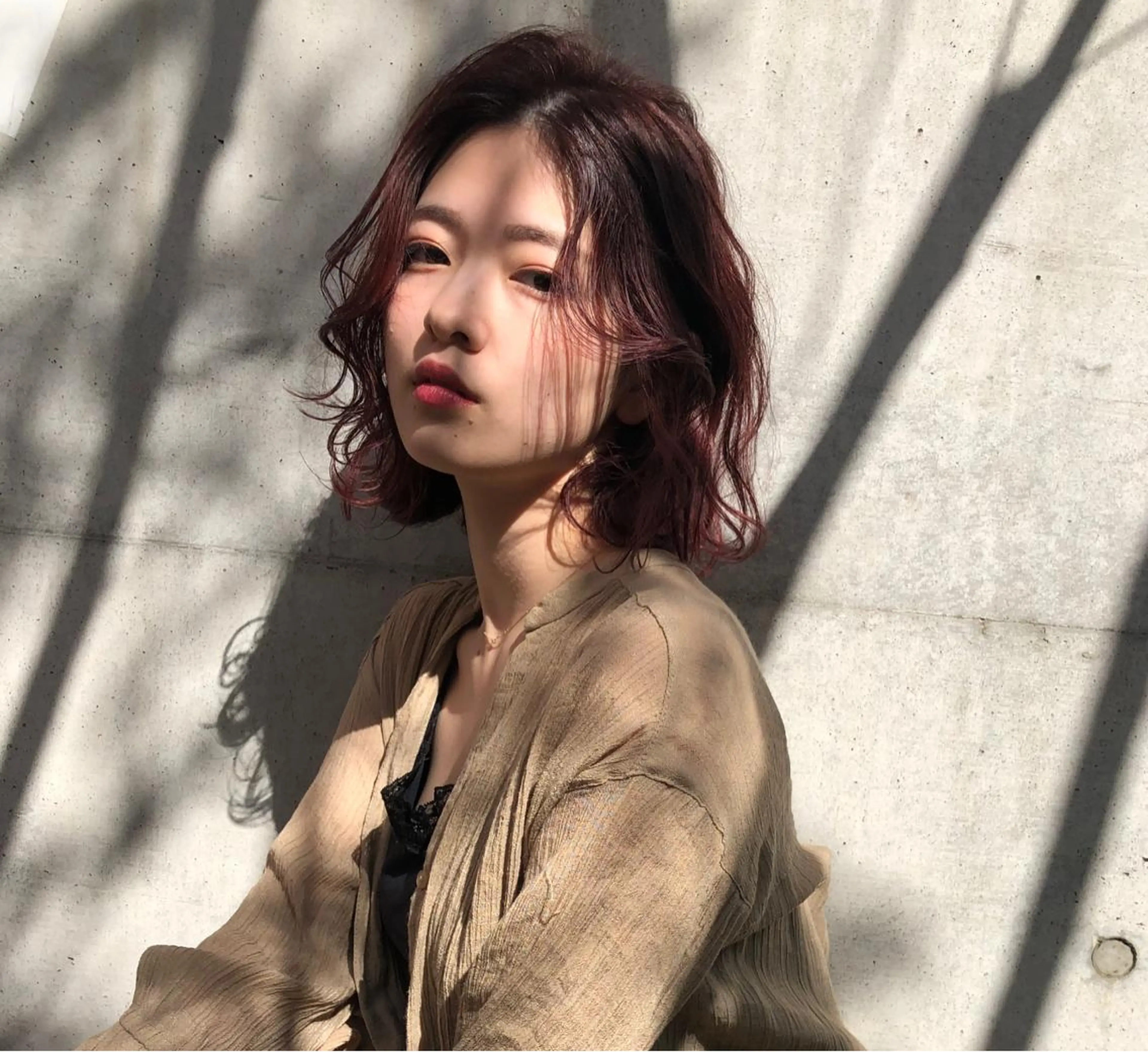 ミディアム カラー バイオレットカラー カット ヘアカラー トリートメント icon.hakata所属・kazuki iconのヘアスタイル