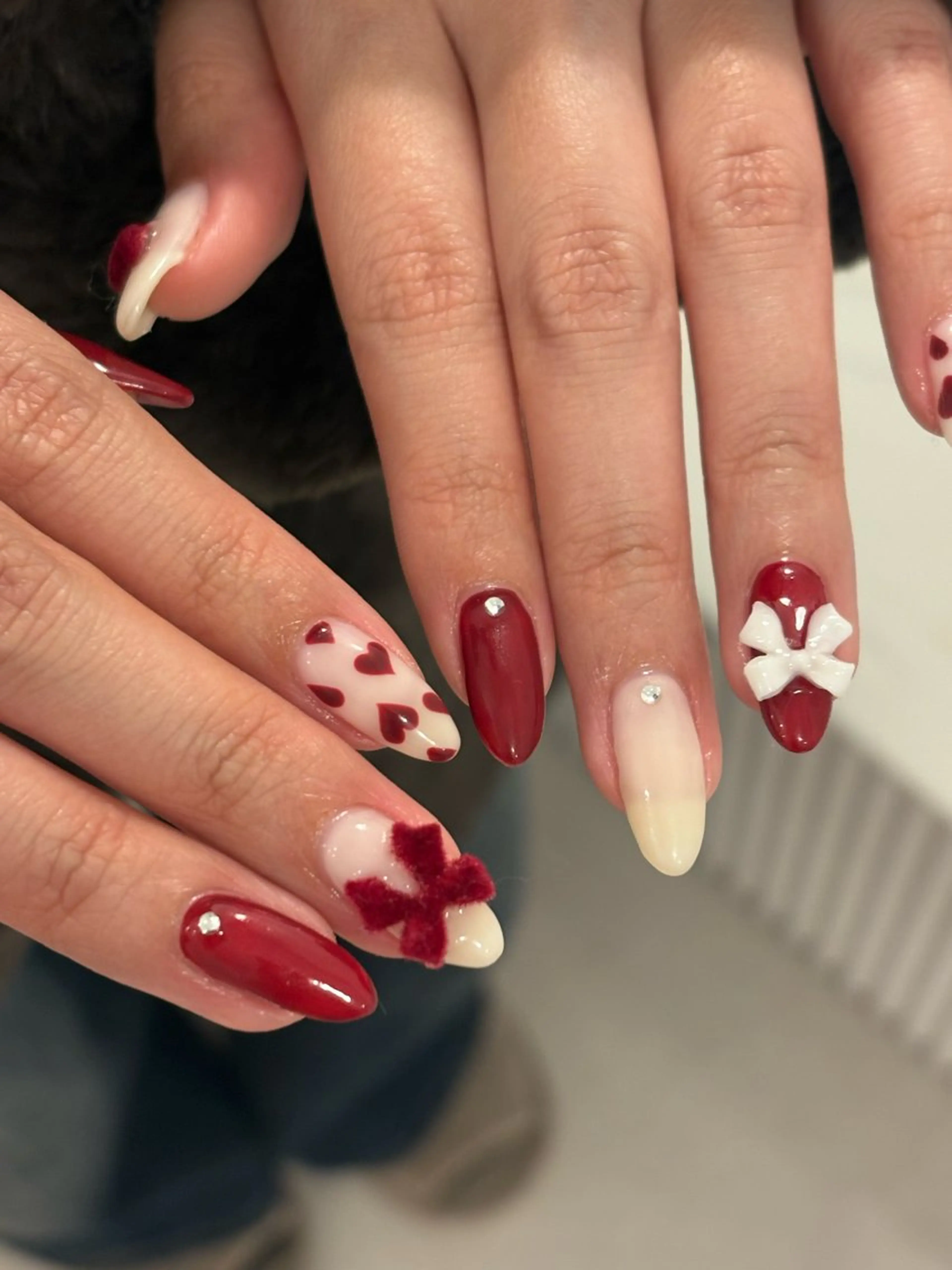 ネイル 冬ネイル クリスマス ハンドネイル Rich+nail Mayuのネイルデザイン
