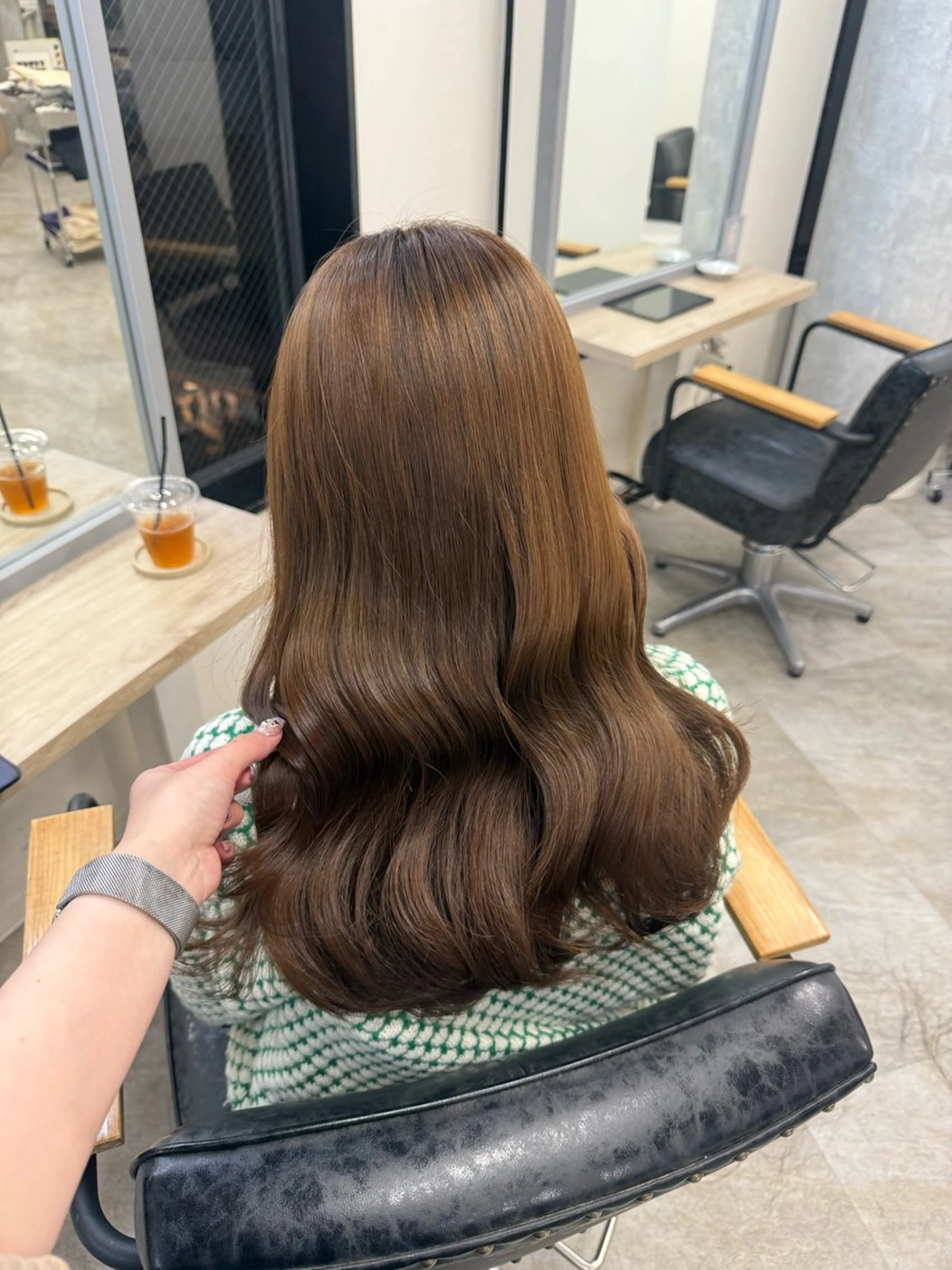 ロング カラー ヘアアレンジ カット ヘアカラー トリートメント himawari♡ 柔らかいカラーのヘアスタイル