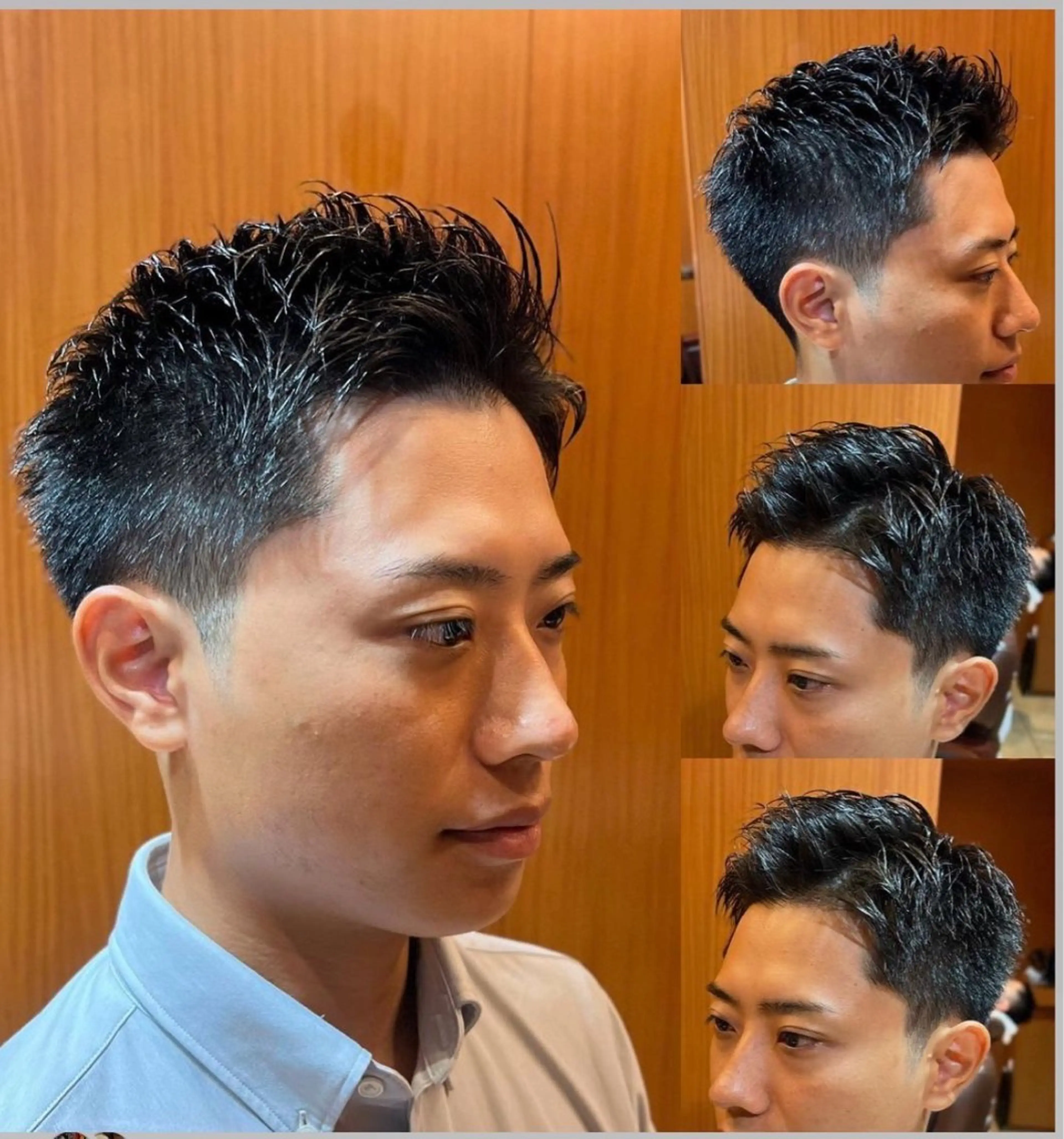 ショート メンズ ビジネス ヘアモードキクチ銀座店所属・杉本 翔希のヘアスタイル