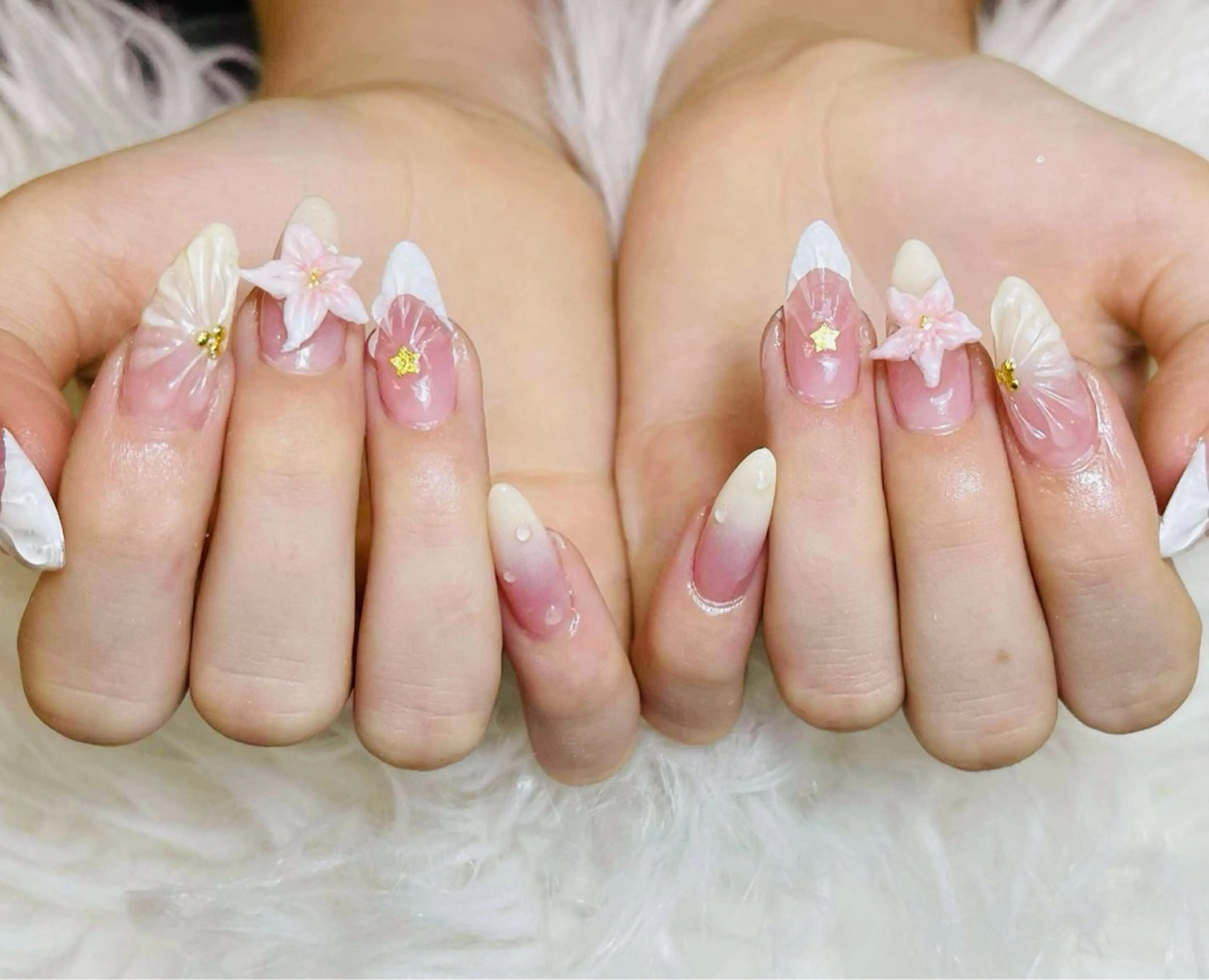 ネイル チークネイル 長さ出し フットネイル マグネットネイル 持ち込み ハンドネイル ANH NAIL ゴテゴテ専門店💎のネイルデザイン