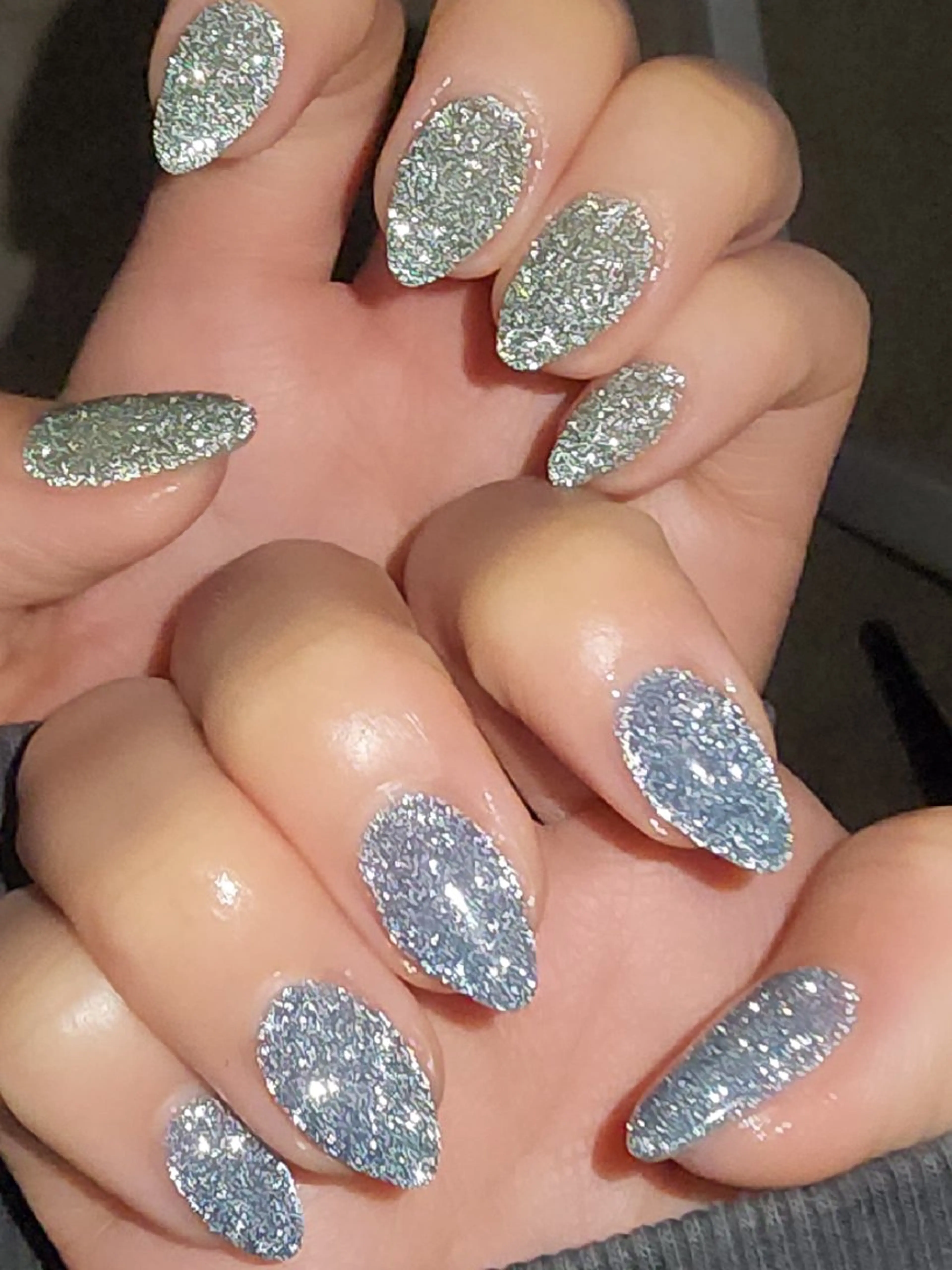 【他店ジェル除去込み】フラッシュネイル(甘皮ケア、自爪整形込)の写真