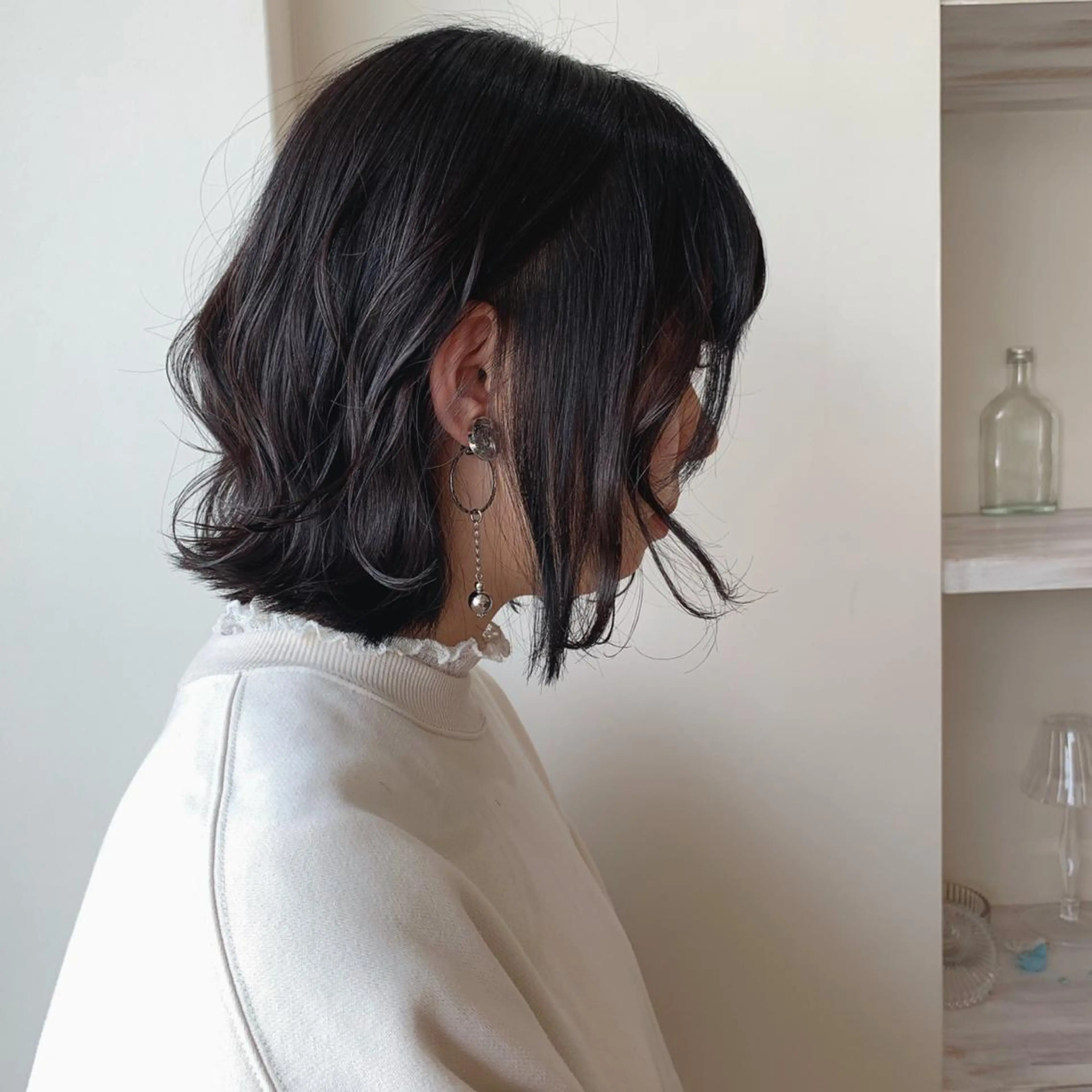 ショート カラー ボブウルフ／ボブ Satsuki【名駅のヘアスタイル