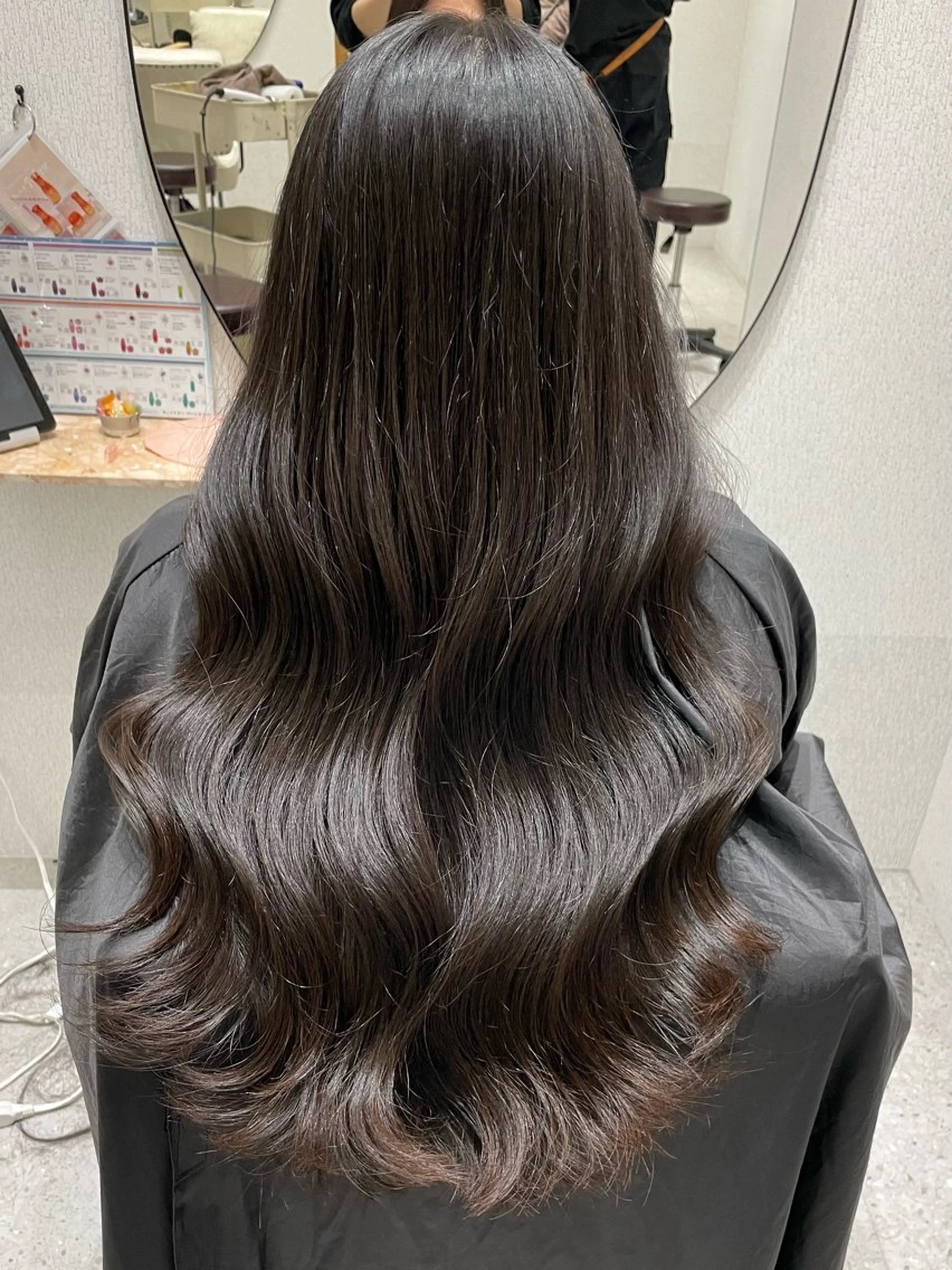 ロング カラー アディクシーカラー バレイヤージュ ベージュカラー ブリーチ ケアブリーチ カット ヘアカラー トリートメント ⭐️髪質改善特化 ⭐️【森孝也】のヘアスタイル