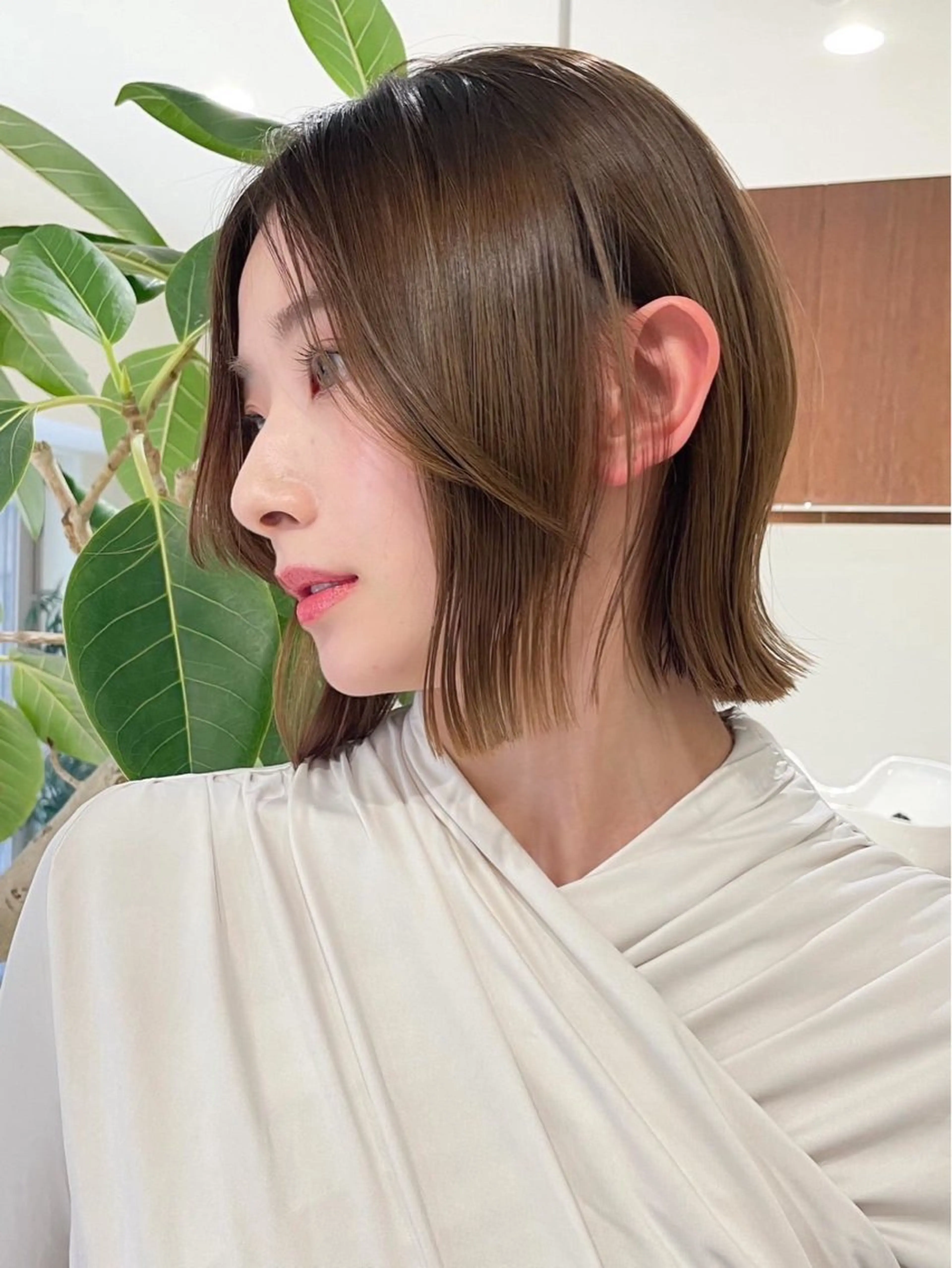 ショート カラー 半邉 真那斗のヘアスタイル