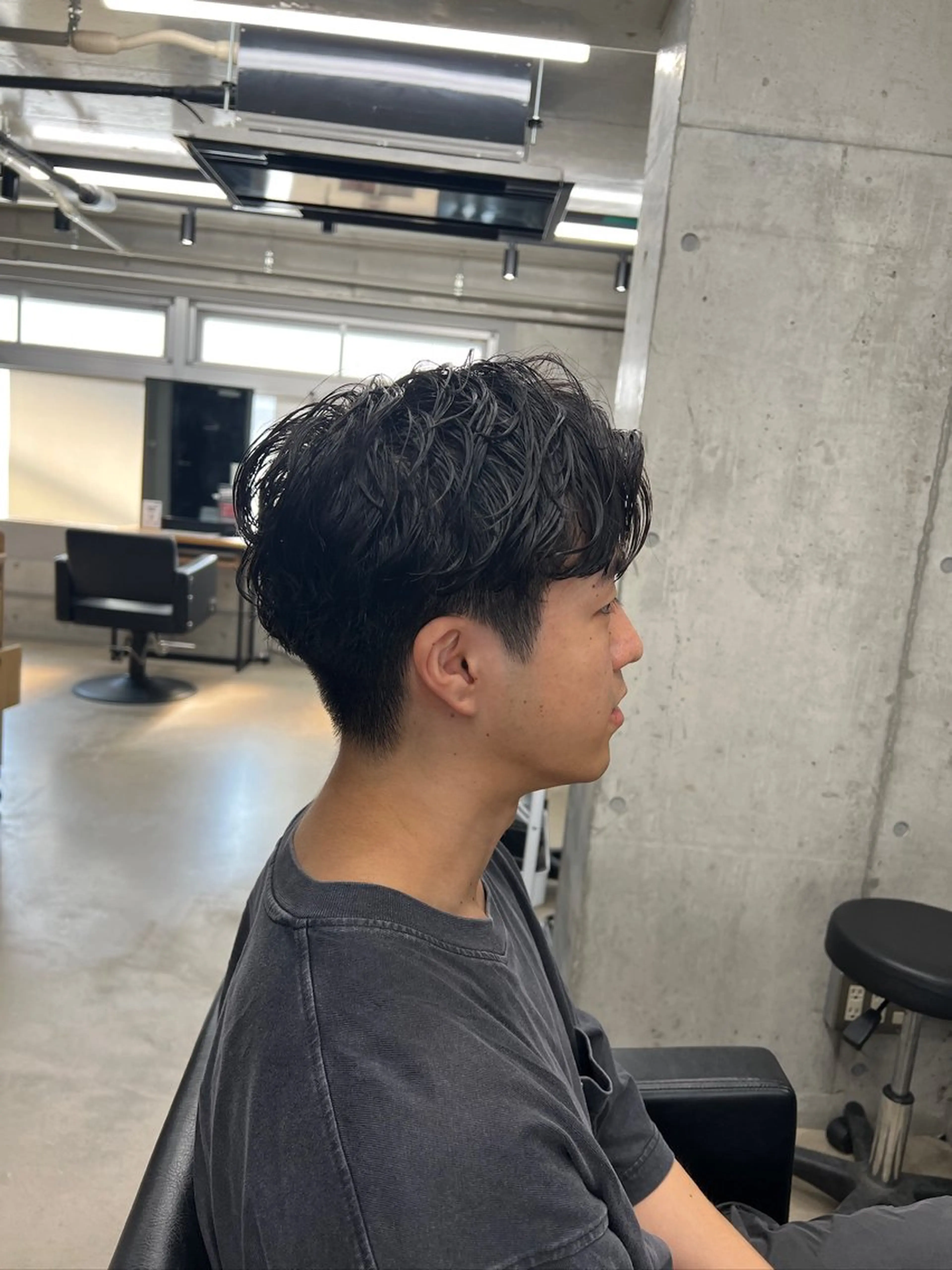 ショート パーマ メンズ カット パーマ 【good!】所属・メンズパーマ 阿久津のヘアスタイル