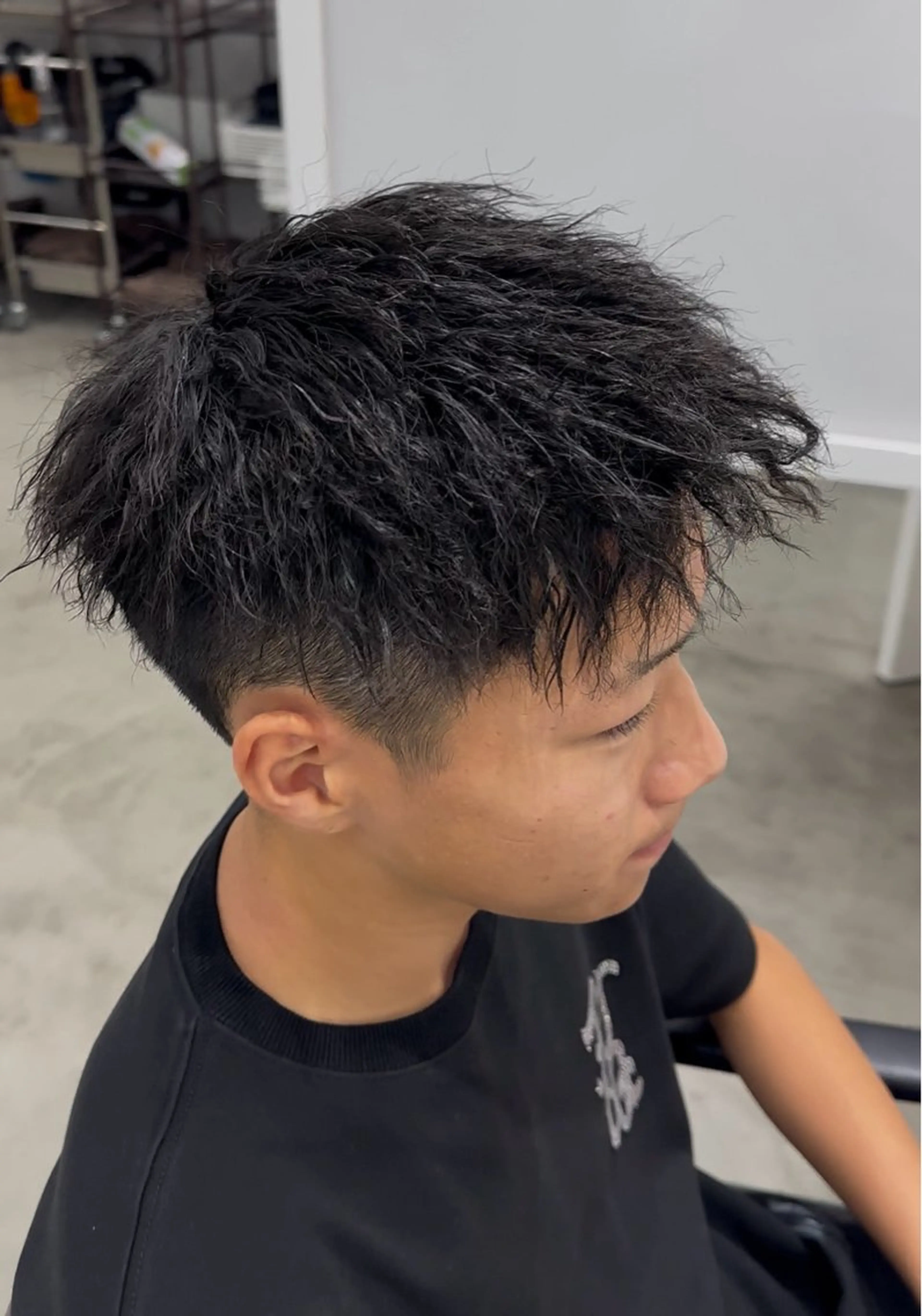メンズ カット パーマ 加藤 拓海のヘアスタイル