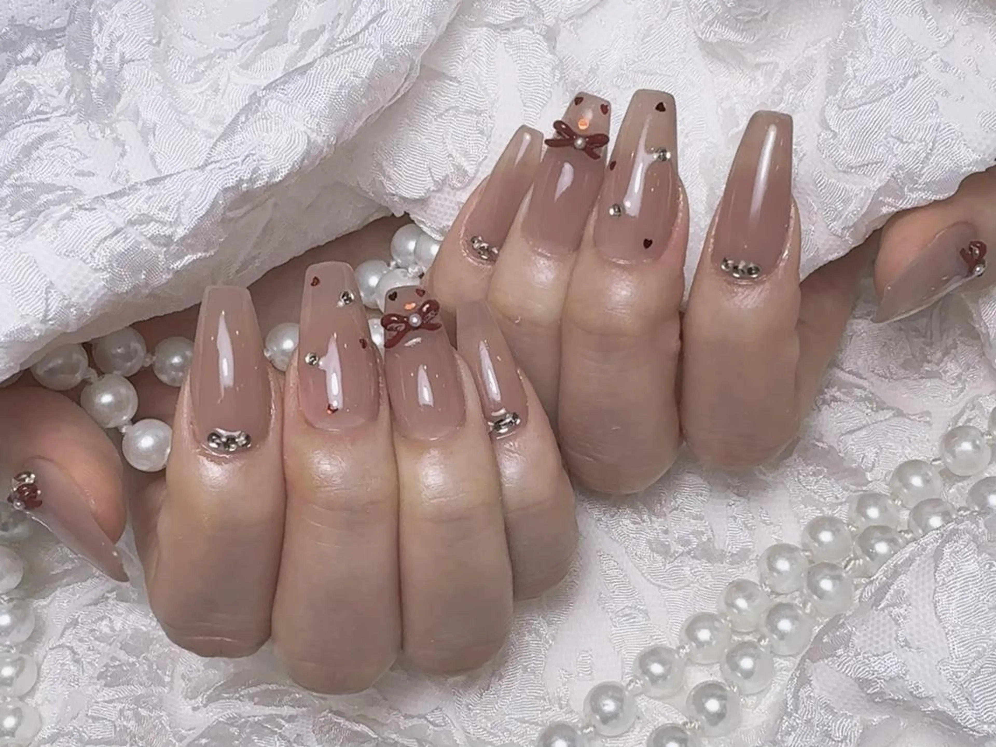 ネイル アートネイル フラッシュネイル ジェルネイル 氷ネイル・うるうるネイル キラキラネイル You&Me ネイルサロン2のネイルデザイン