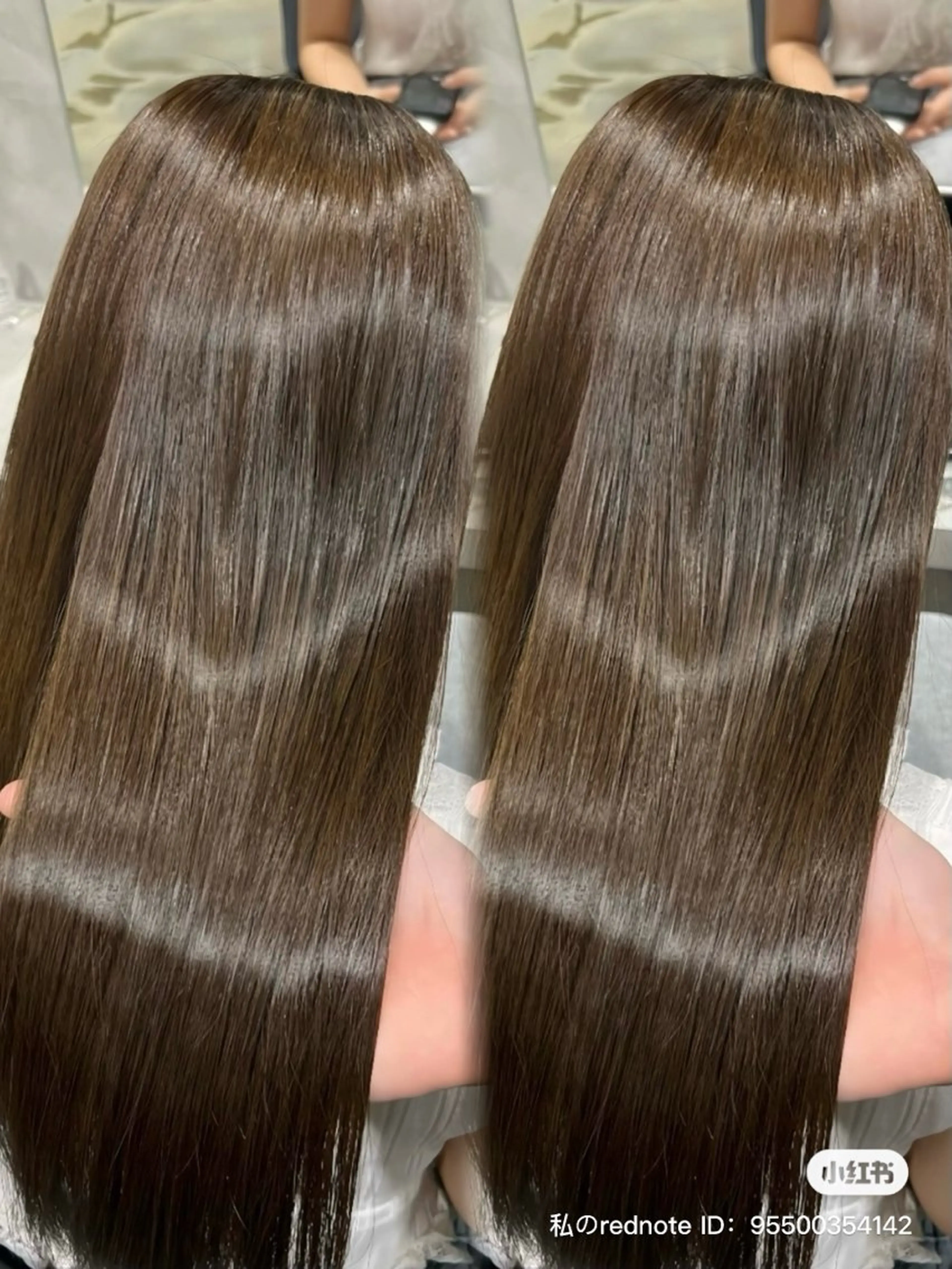 ロング カラー ベージュカラー オリーブベージュ ヘアカラー トリートメント Euphoria新宿店所属・新宿/透明感カラー/ 縮毛矯正/SHOKIのヘアスタイル