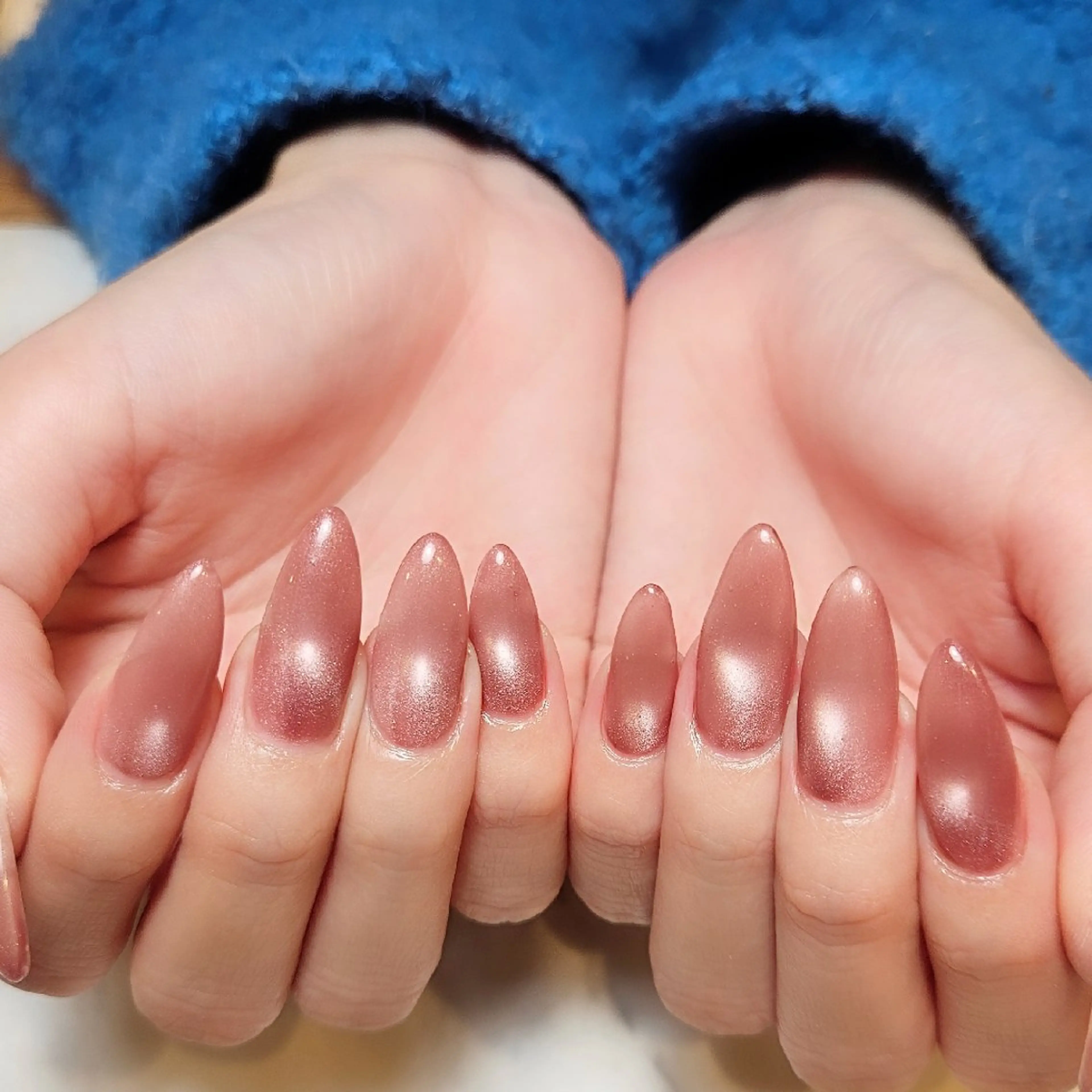 ネイル マグネットネイル マグネットワンカラー ワンカラーネイル 26日🈳️🍎 永山瑞穂のネイルデザイン