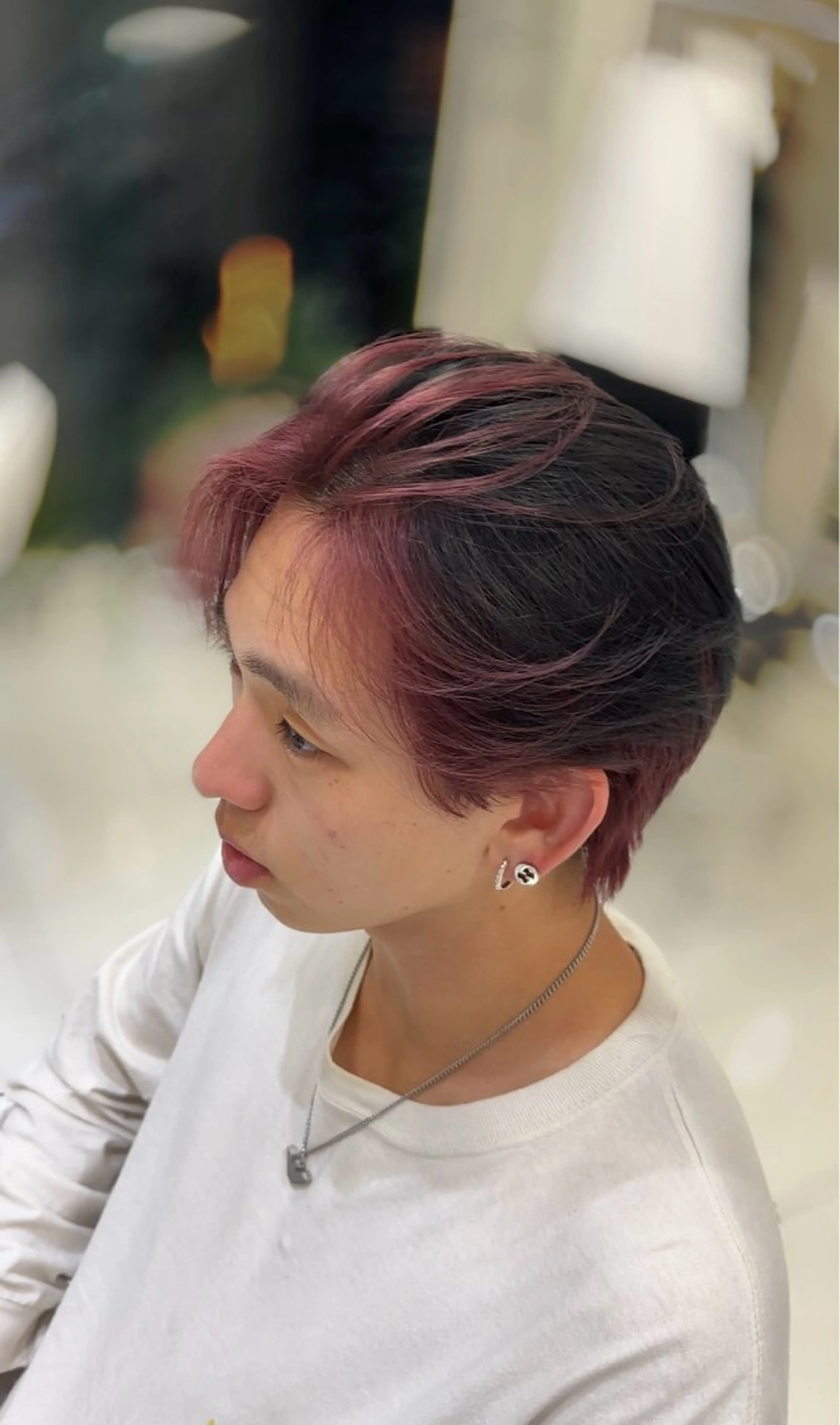 ショート カラー メンズ デザインカラー🕊️ イオのヘアスタイル