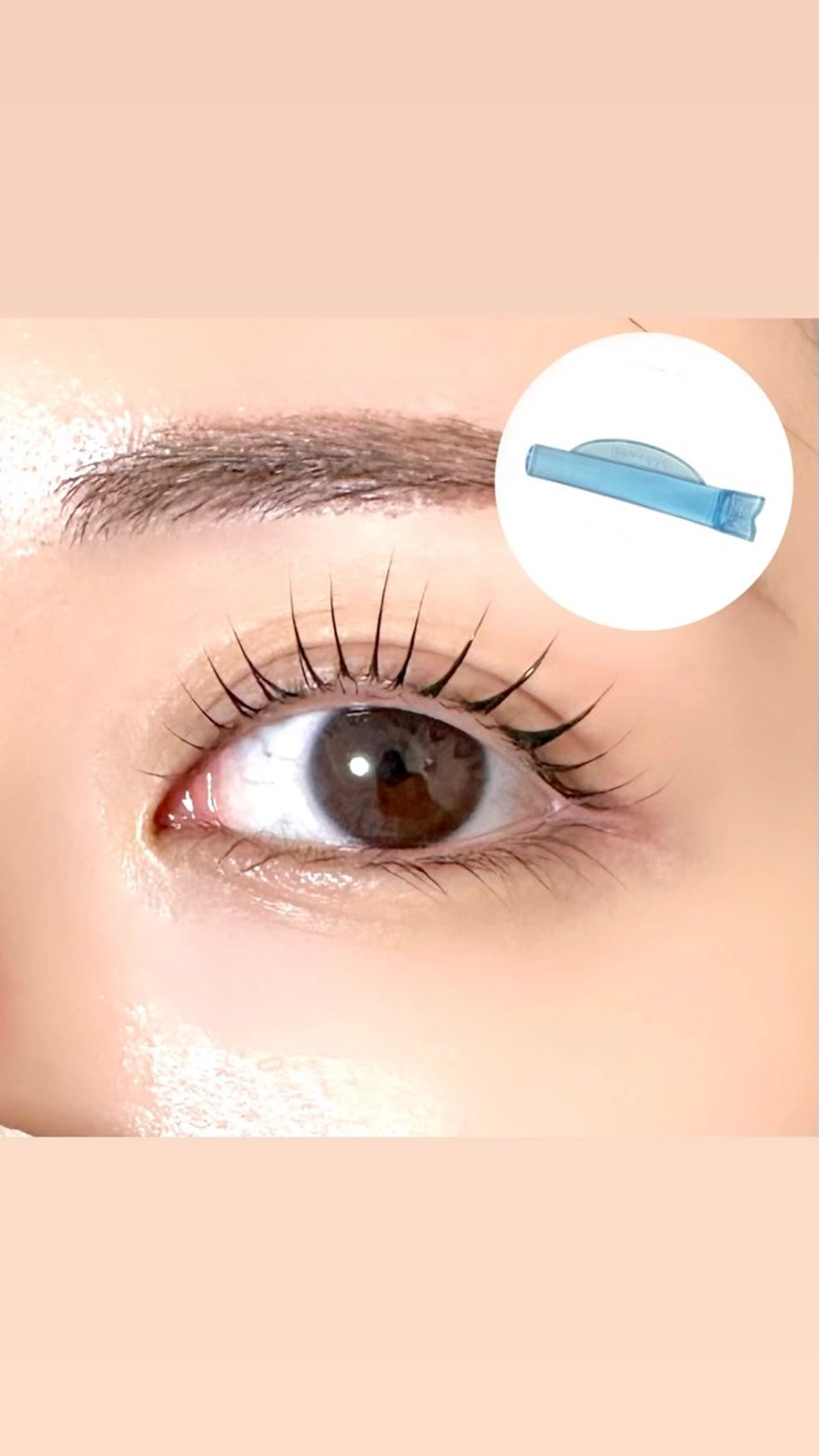 マツエク・マツパ 束感まつ毛 韓国風マツエク パリジェンヌラッシュリフト まつげパーマ 一重×まつ毛パーマ 渋谷／束感まつげ パーマ／YUKIのマツエク・マツパデザイン