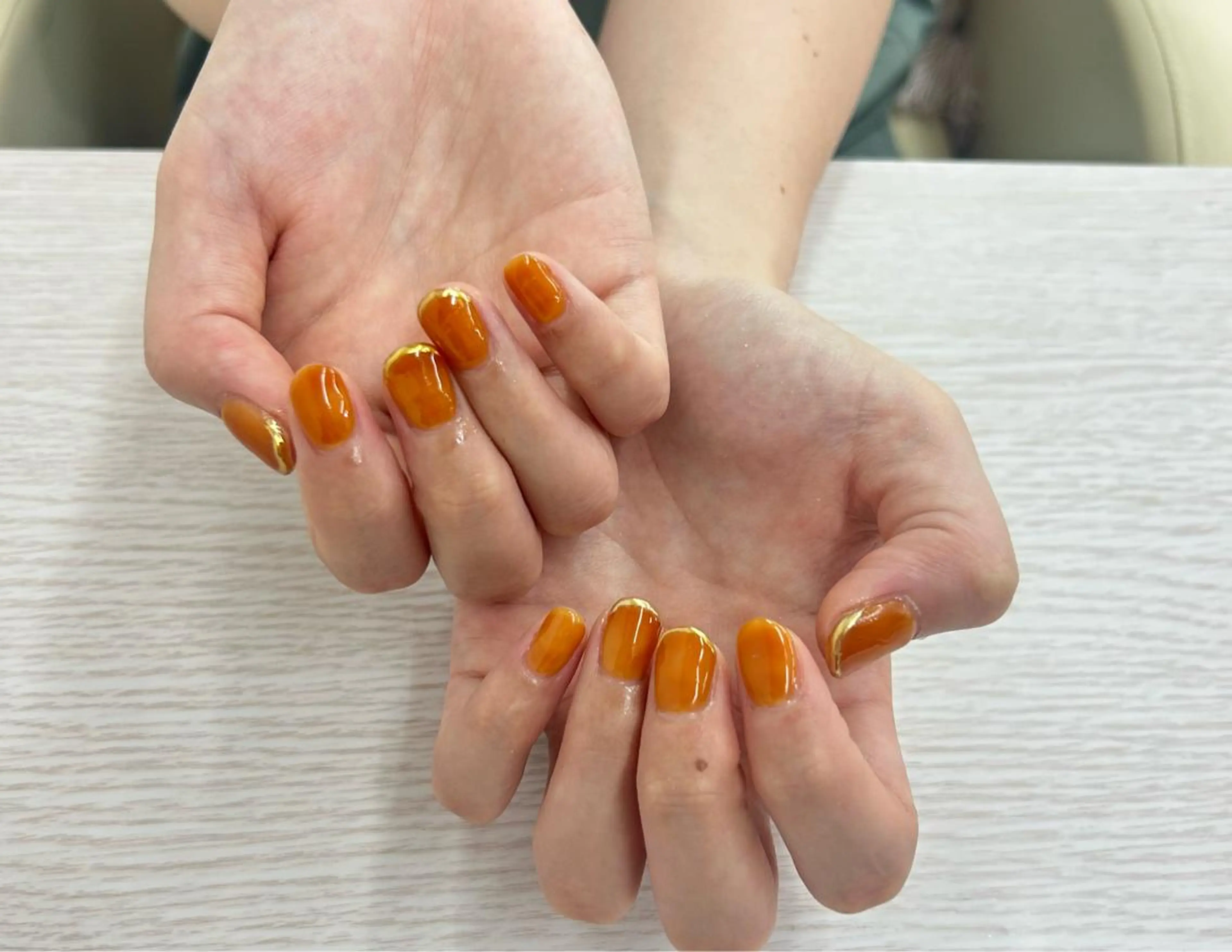 ネイル フレンチネイル ミラーネイル TRU NAIL & EYE 柏店所属・kawasaki hiroeのネイルデザイン