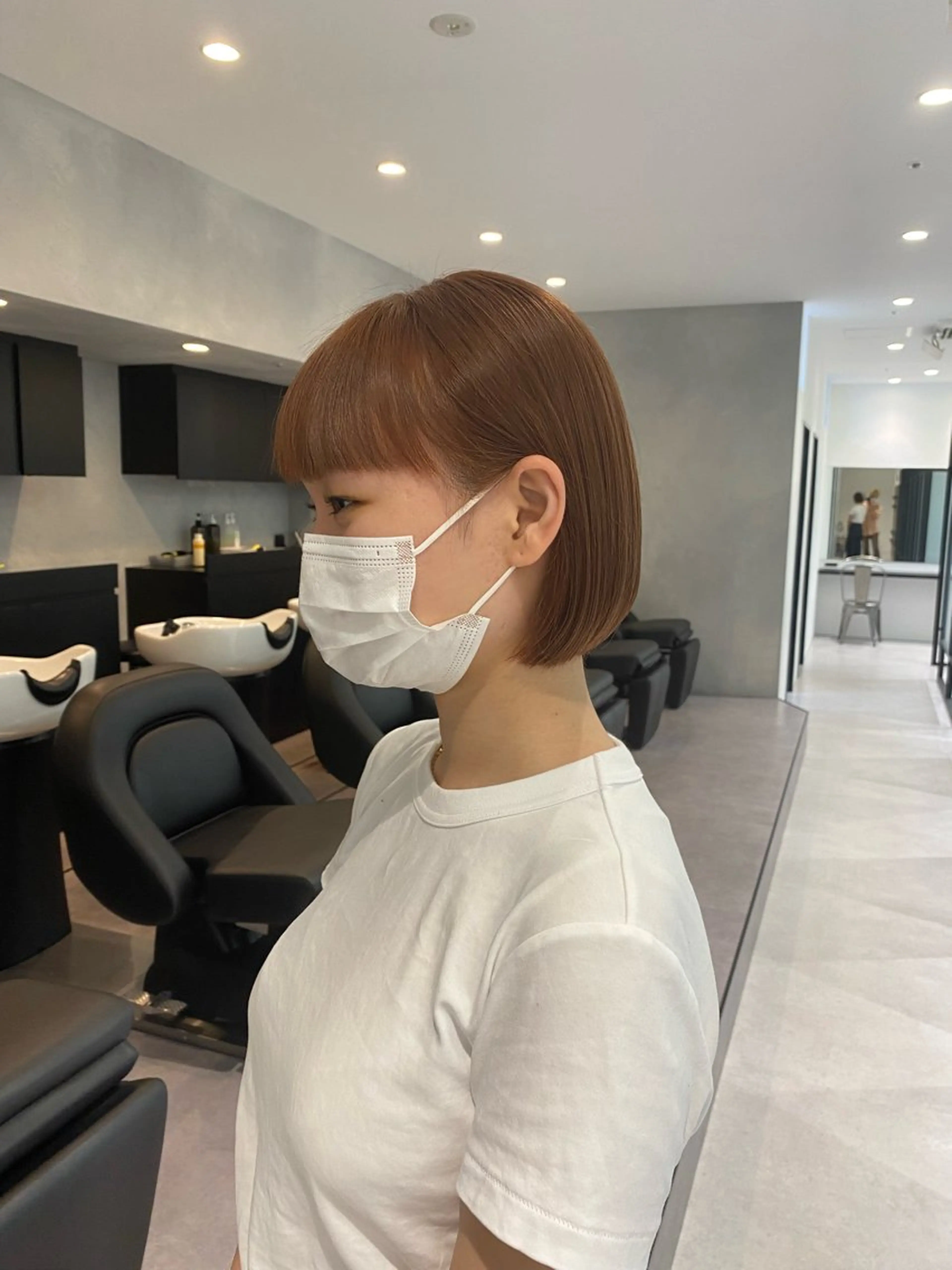 ショート ボブ カット トリートメント 鈴木直之/ハイトーン /ボブ/美髪矯正のヘアスタイル