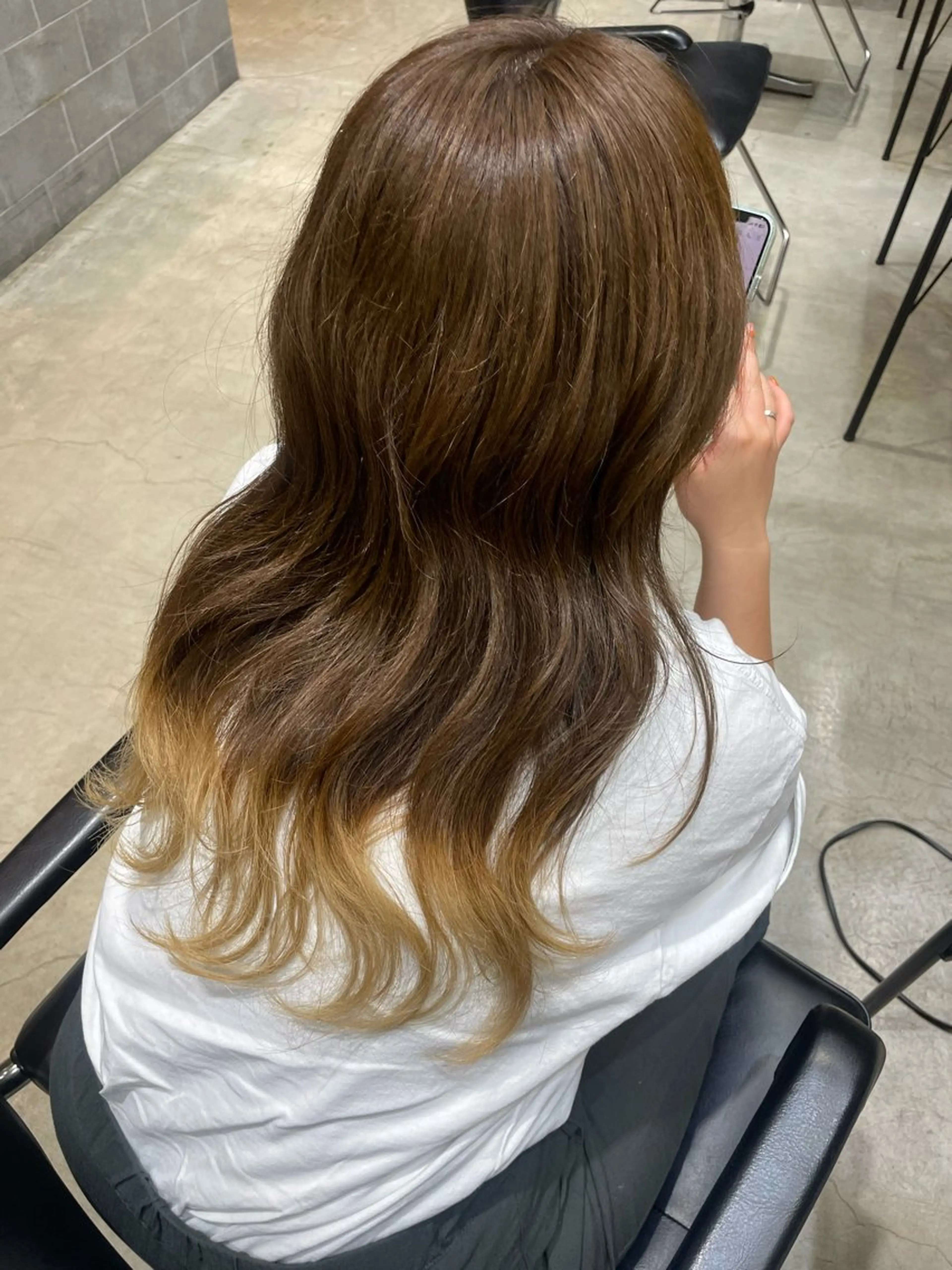 カラー グラデーションカラー 🎀艶ハイトーン特化 セナ🎀のヘアスタイル