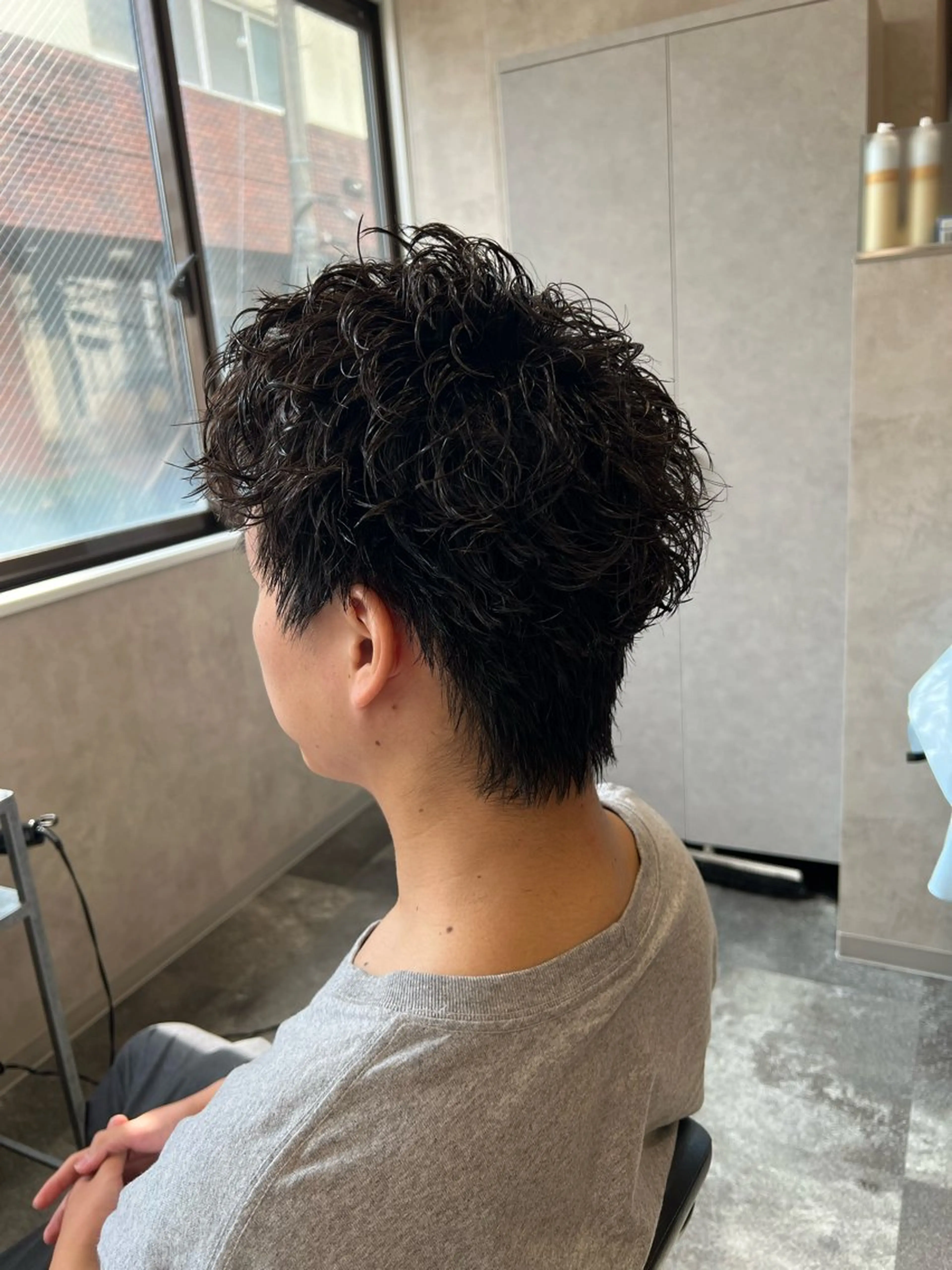 ショート パーマ ヘアアレンジ メンズ メンズパーマ カット パーマ メンズ特化/カラー/ パーマ/ケイシンのヘアスタイル