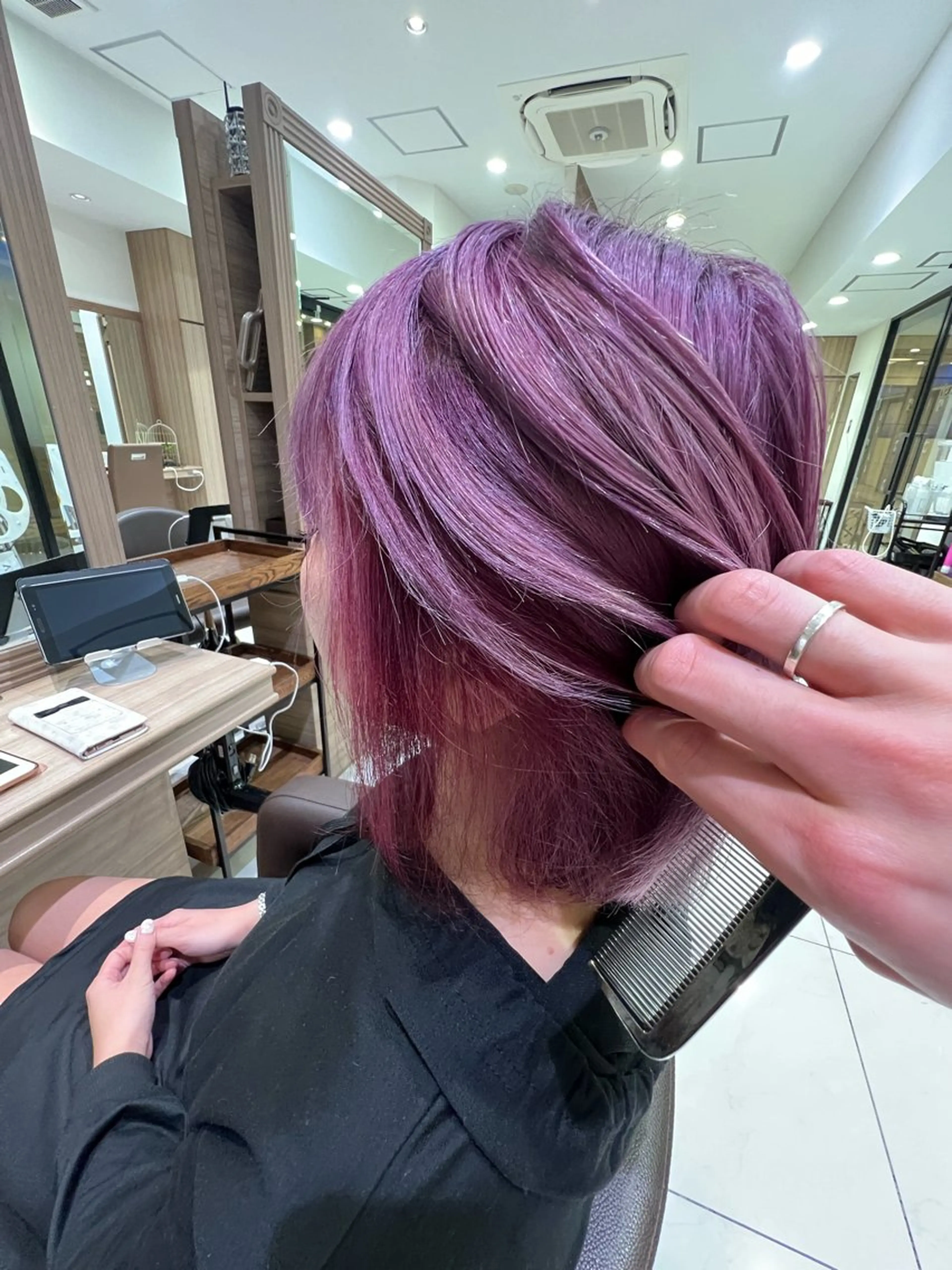 カラー ダブルカラー 華澄🌸カラーモデル 縮毛モデル募集中🌸のヘアスタイル