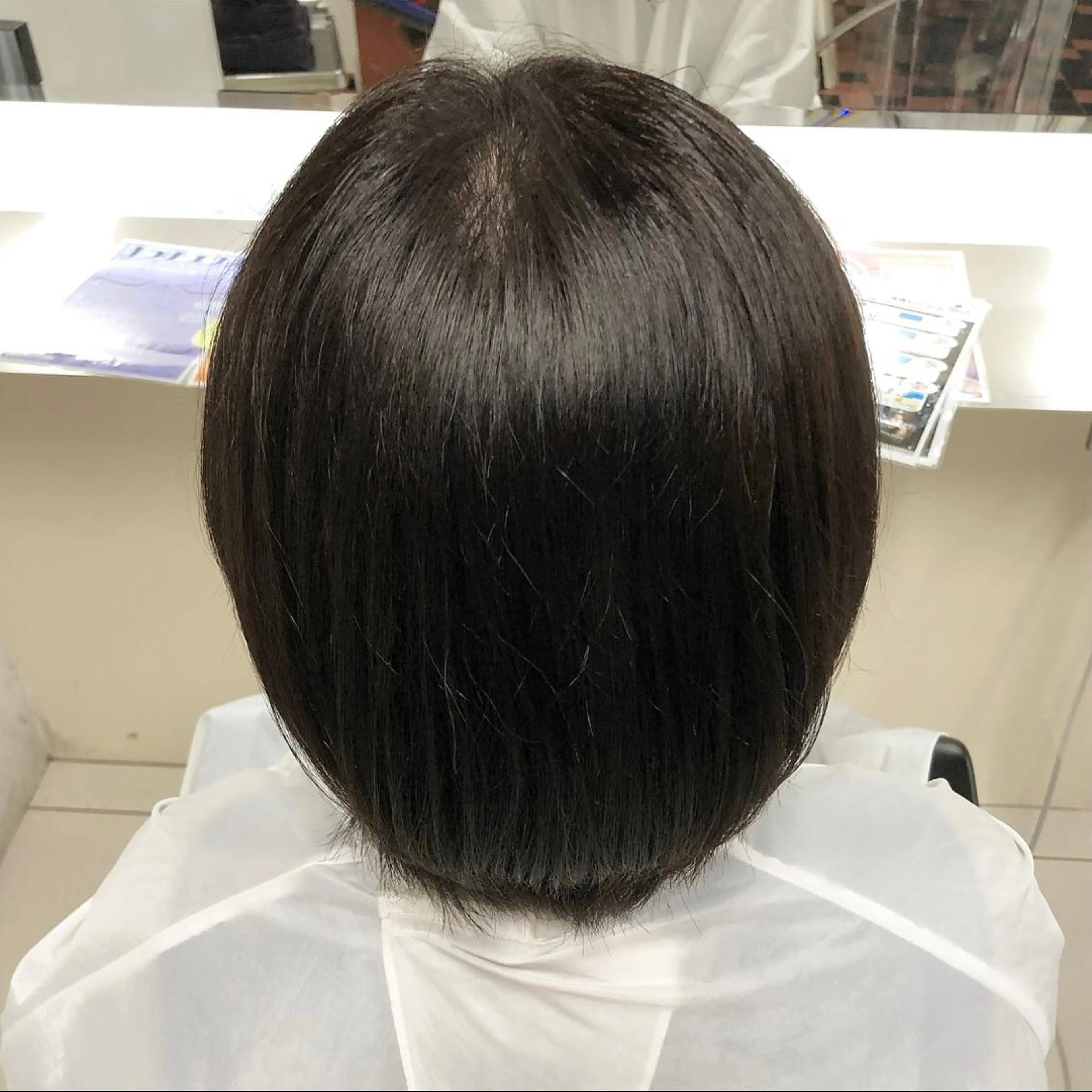 ショート まつ毛/アイブロウ /髪質改善カラーのヘアスタイル
