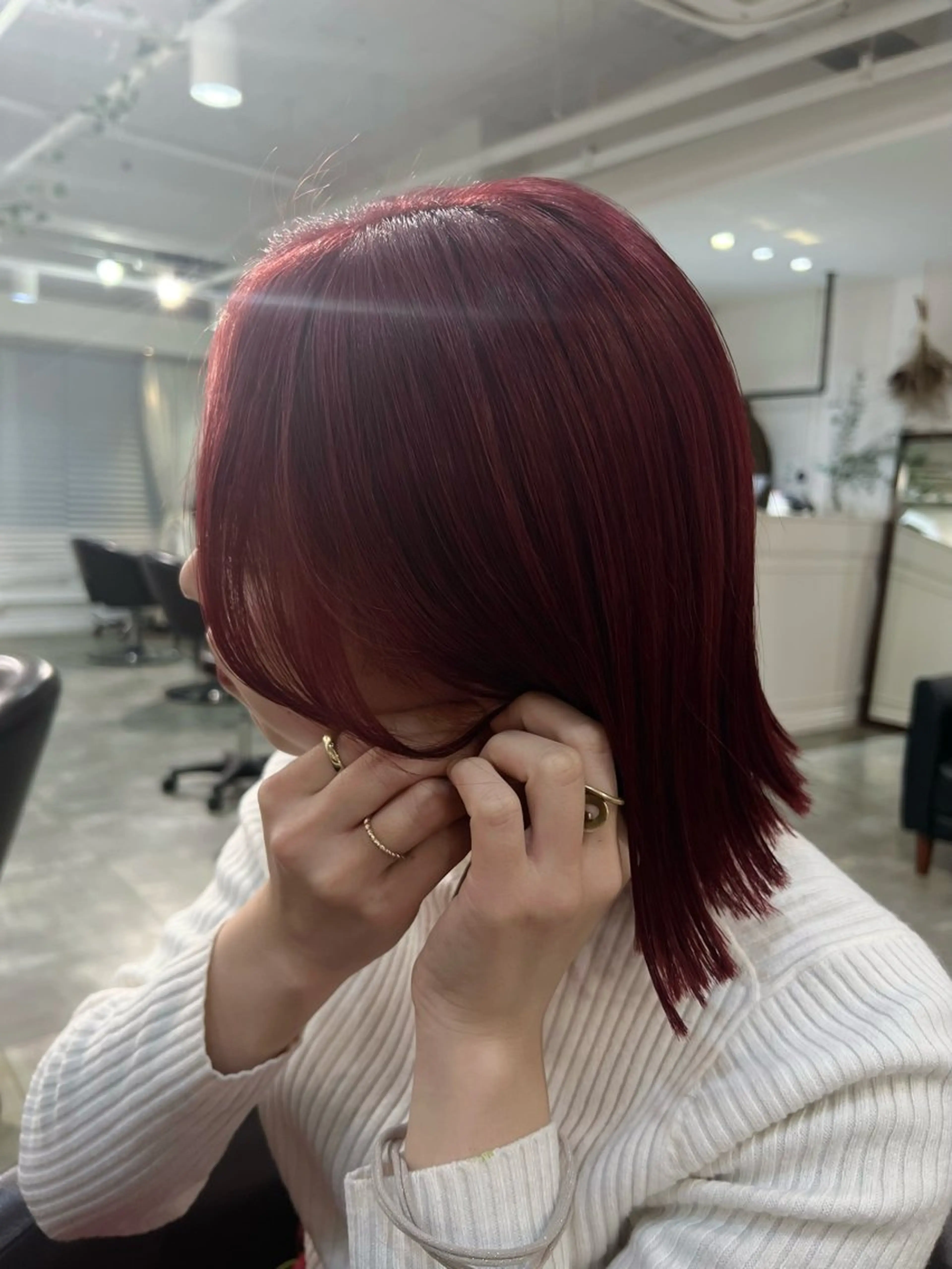 ショート カラー ハイトーンボブ美容師 /馬場 翼のヘアスタイル