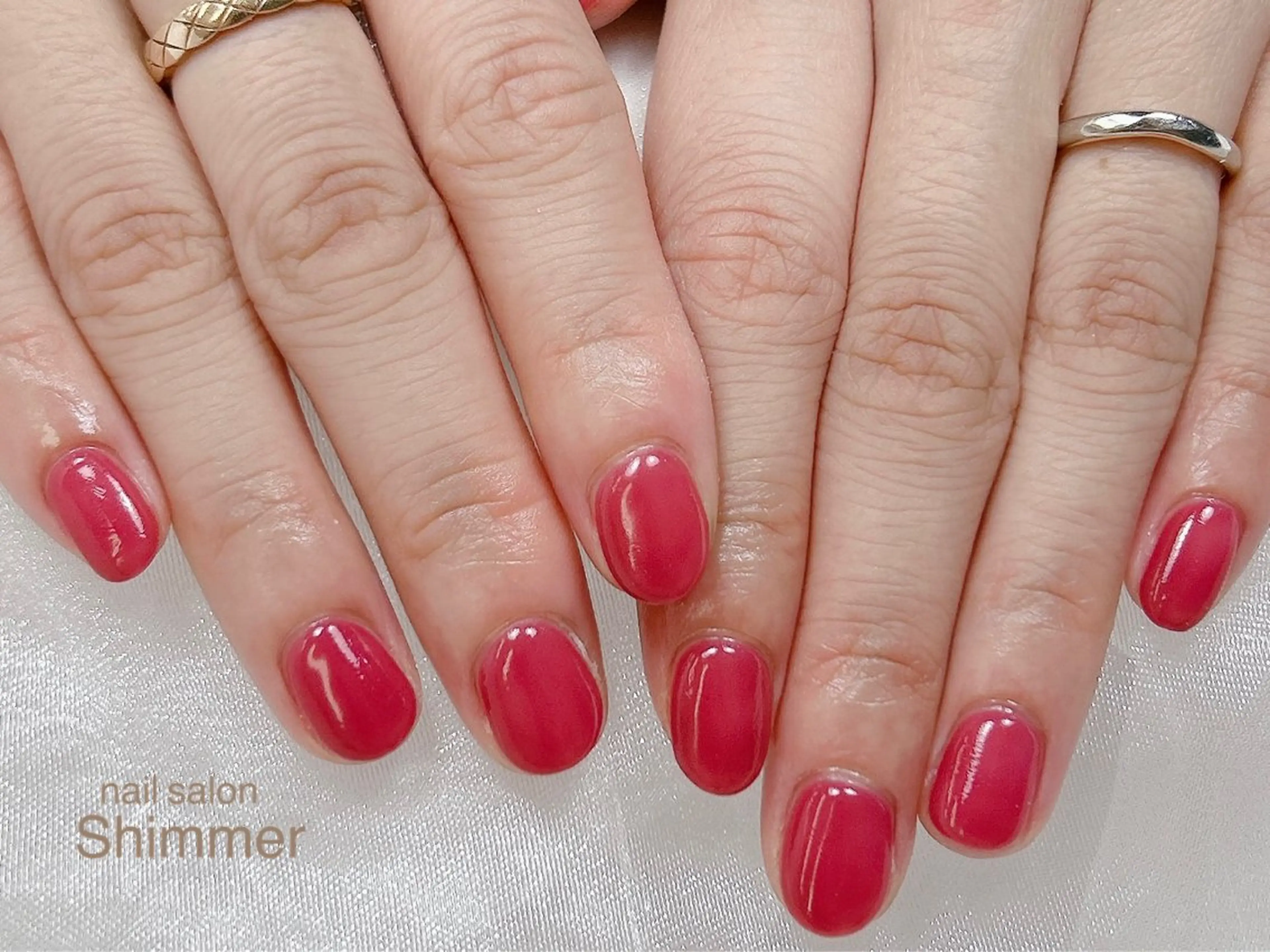 ネイル ハンドネイル Shimmer Risaのネイルデザイン