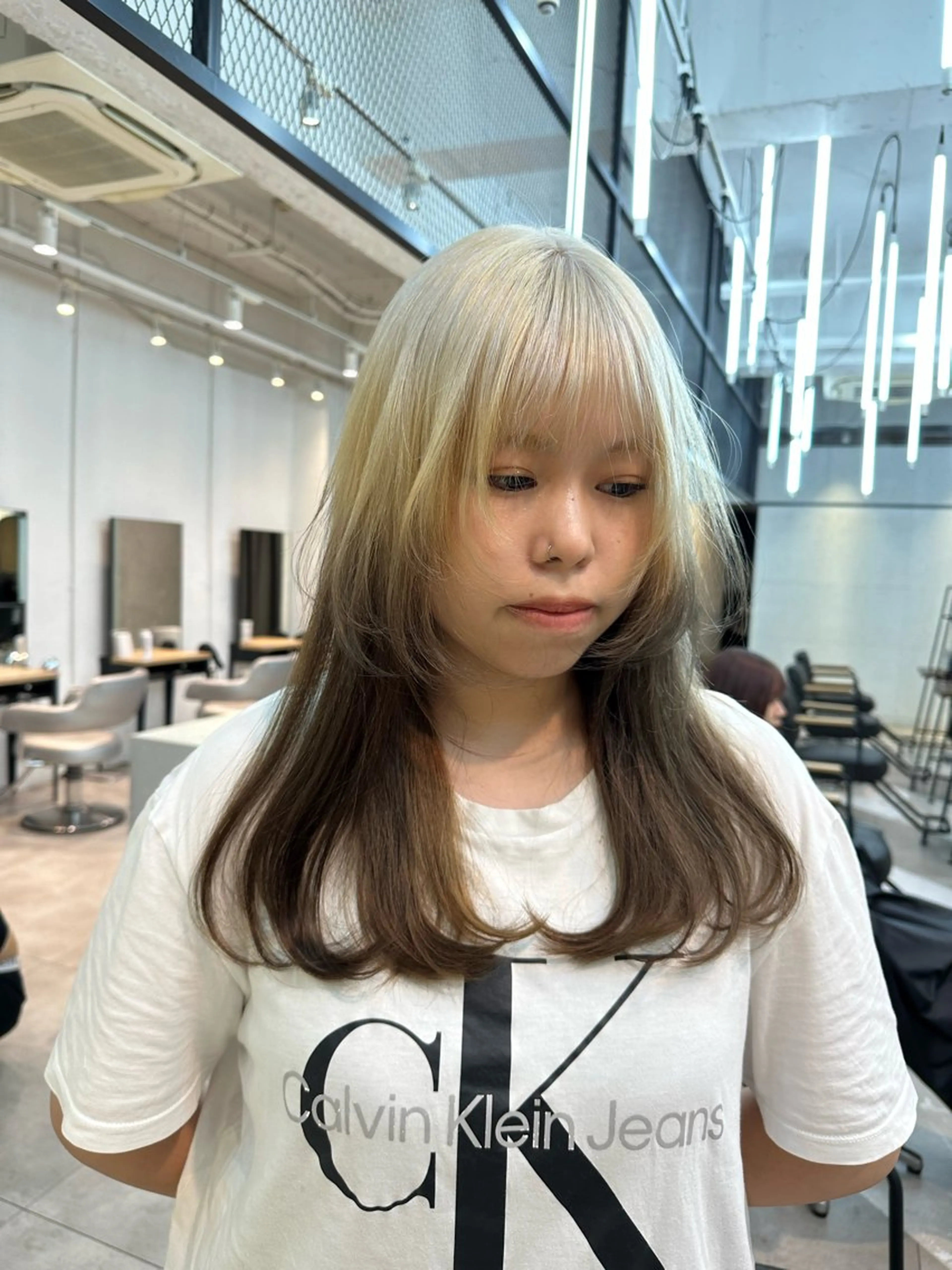 カラー ヘアカラー ハイトーン特化 pepe🎀のヘアスタイル