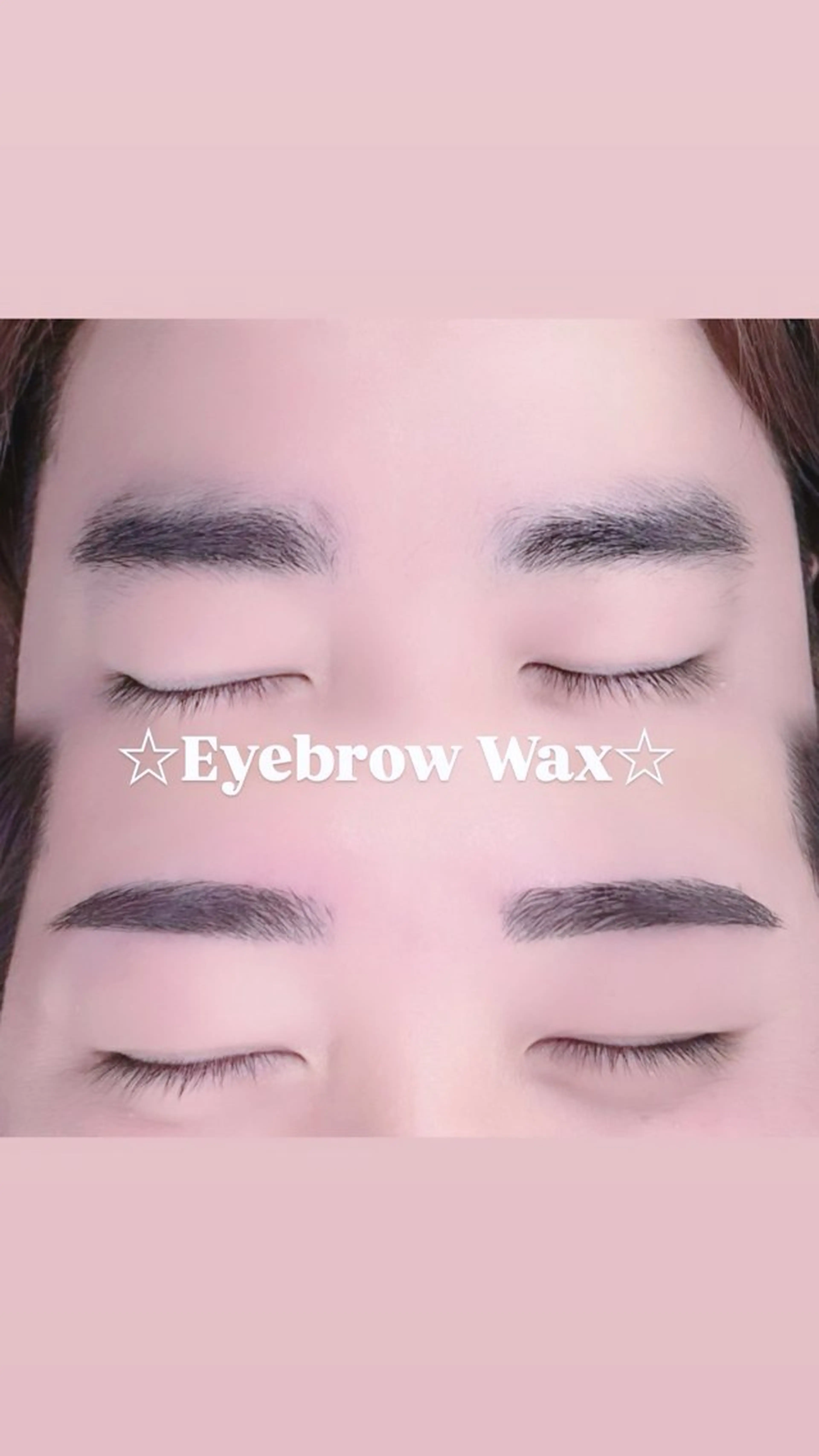 🍒【メンズにも人気👦🏻】アイブロウwax+間引き🍒(指名料込)の写真