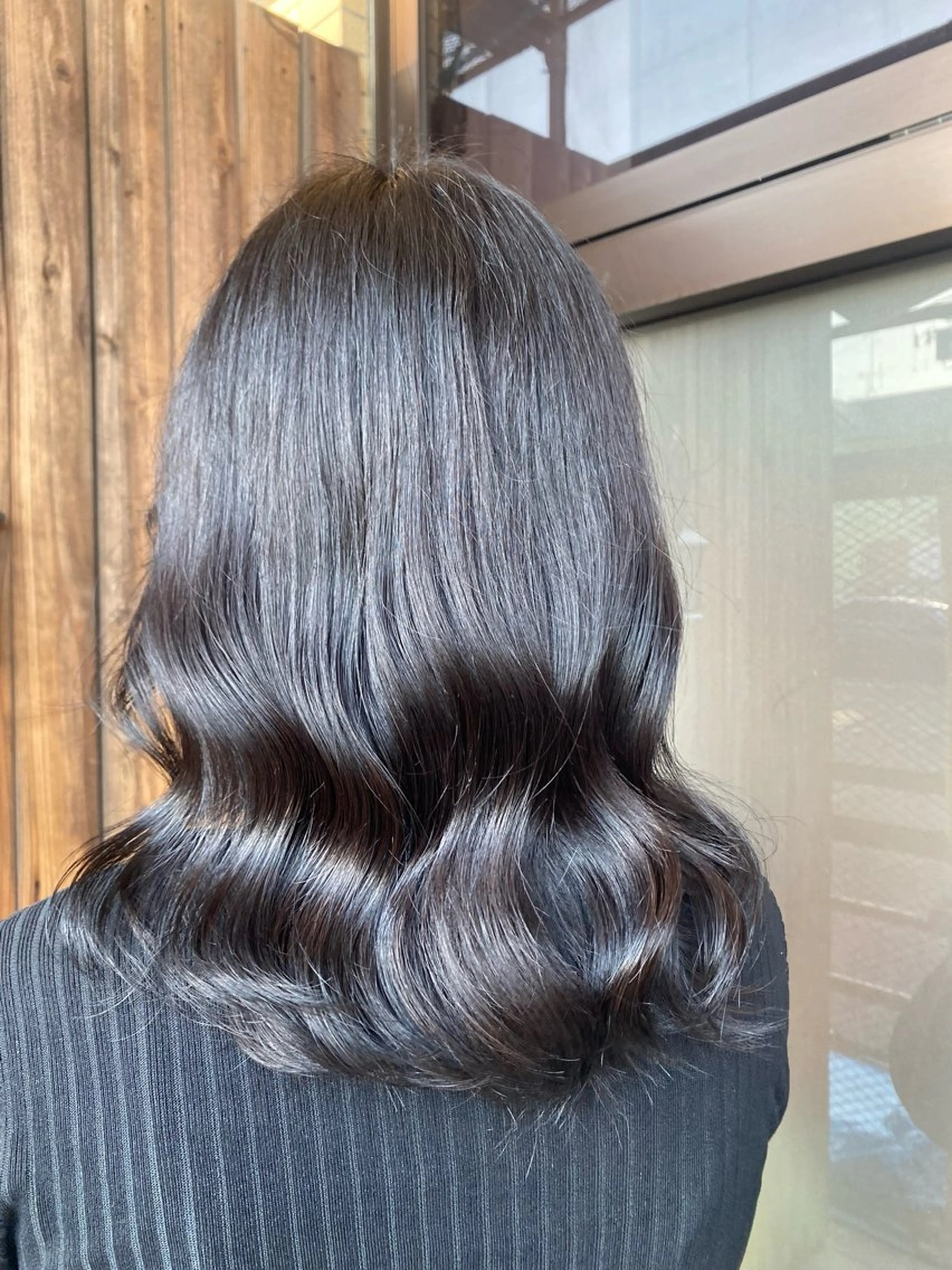 ミディアム カット ヘアカラー ❄️艶カラー/レイヤ ー/ボブ/mao❄️のヘアスタイル