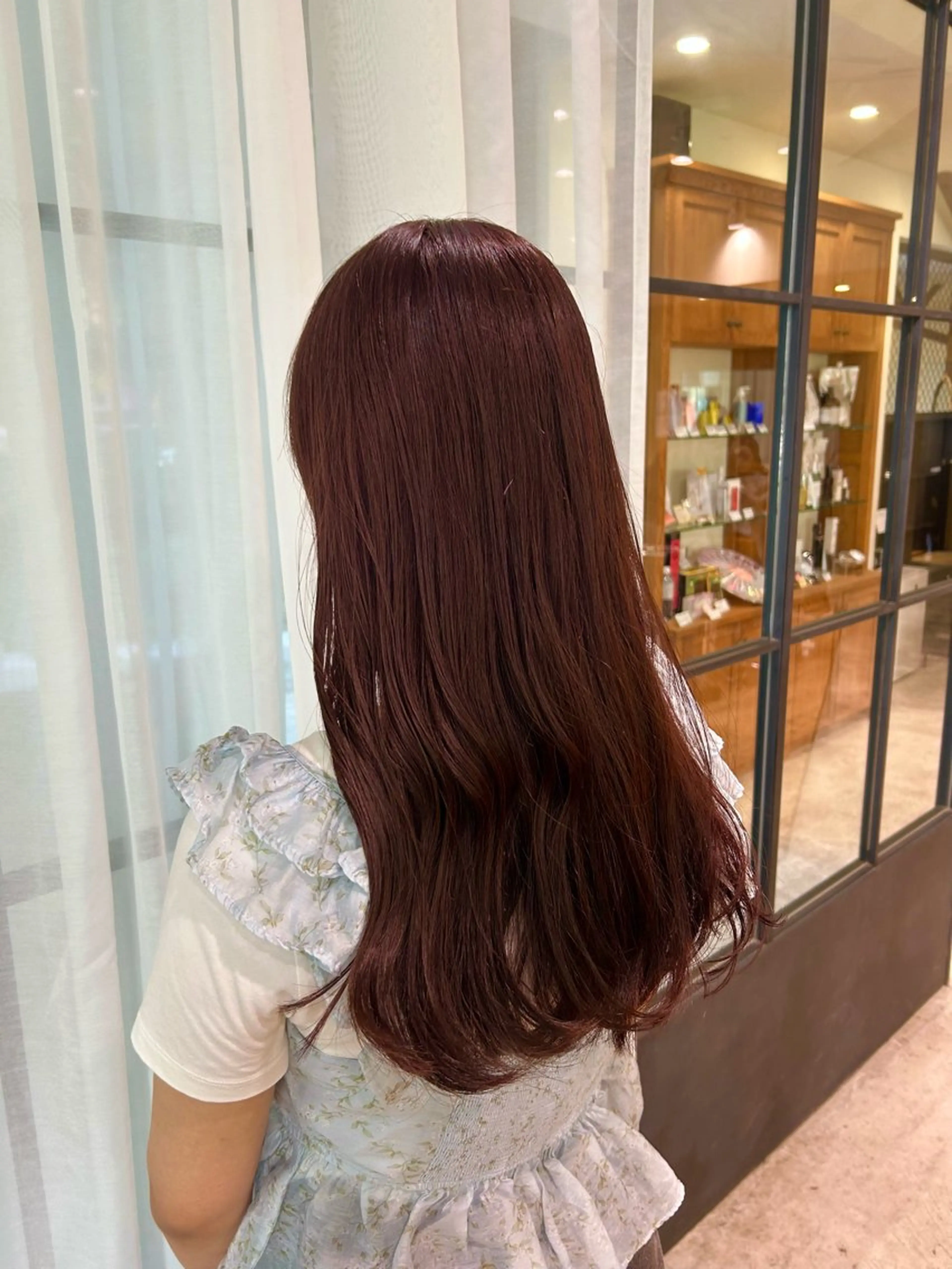 ロング カラー ラベンダーカラー ラベンダーピンク ピンクカラー Lumier de mashu所属・nana/ボブ/ レイヤーカットのヘアスタイル