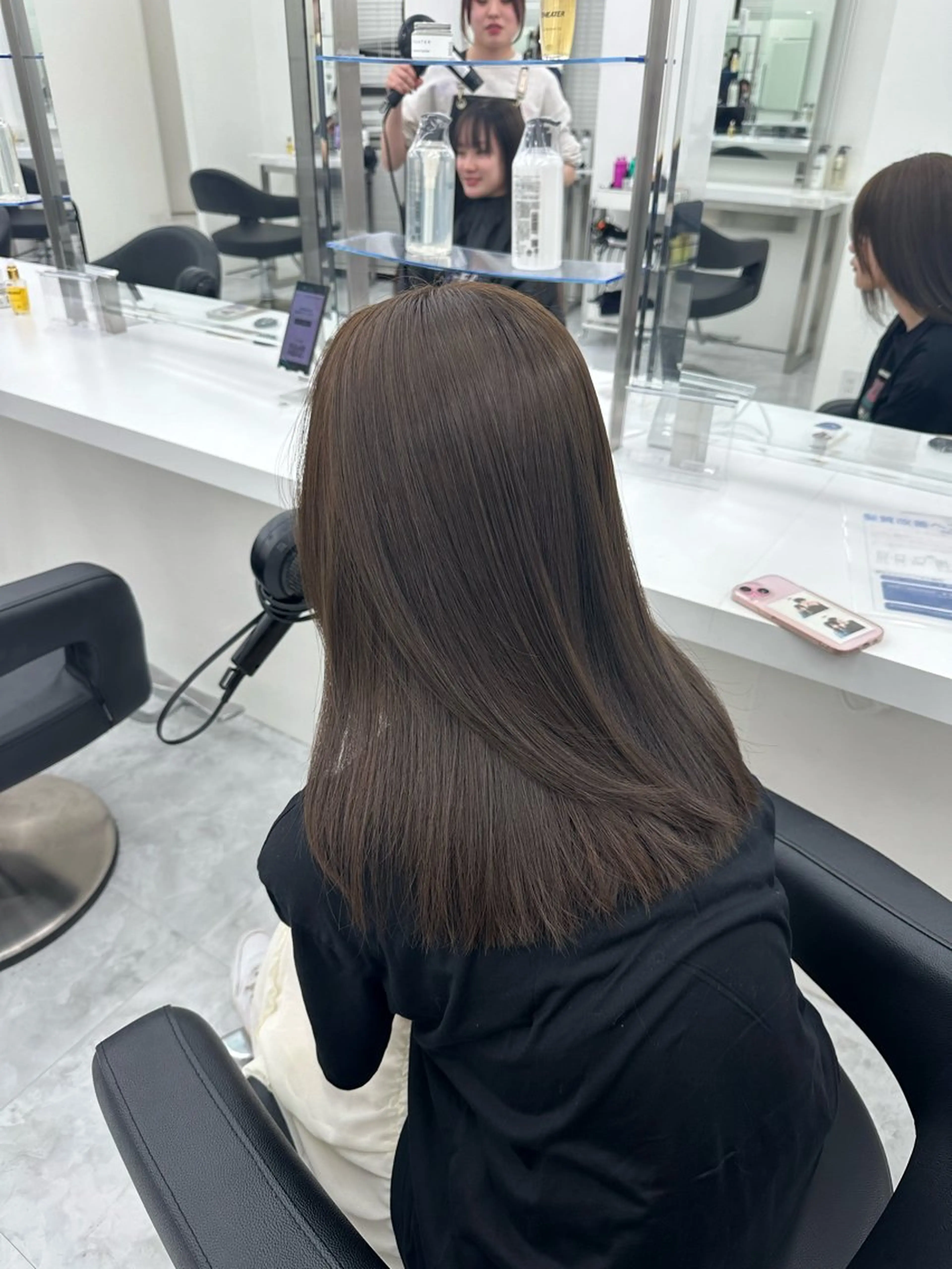 ミディアム ヘアカラー トリートメント ヘッドスパ ヘアセット rio🧚🏻‍♀️ 暖色/グレージュのヘアスタイル